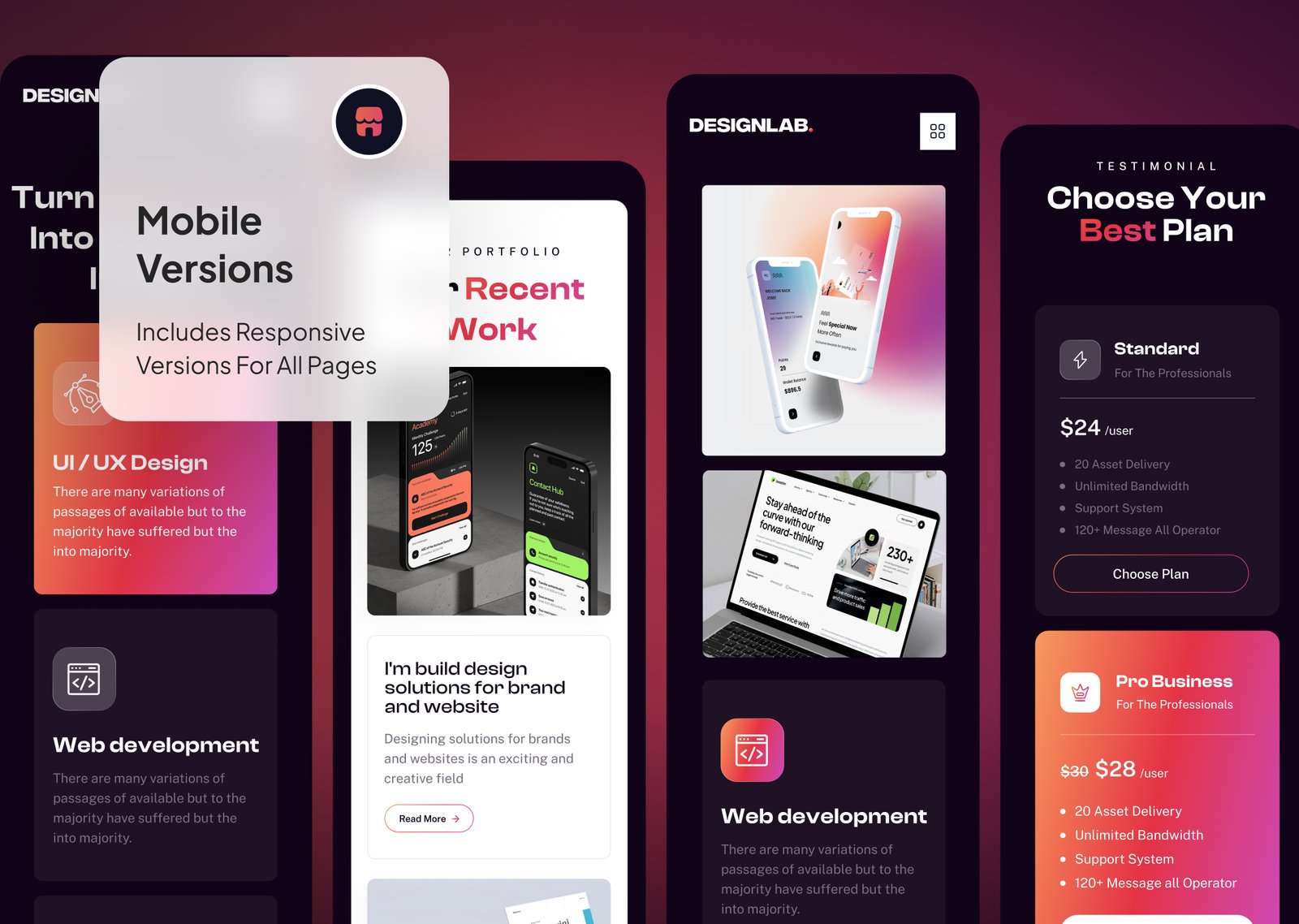 Personal Portfolio Website UI Design