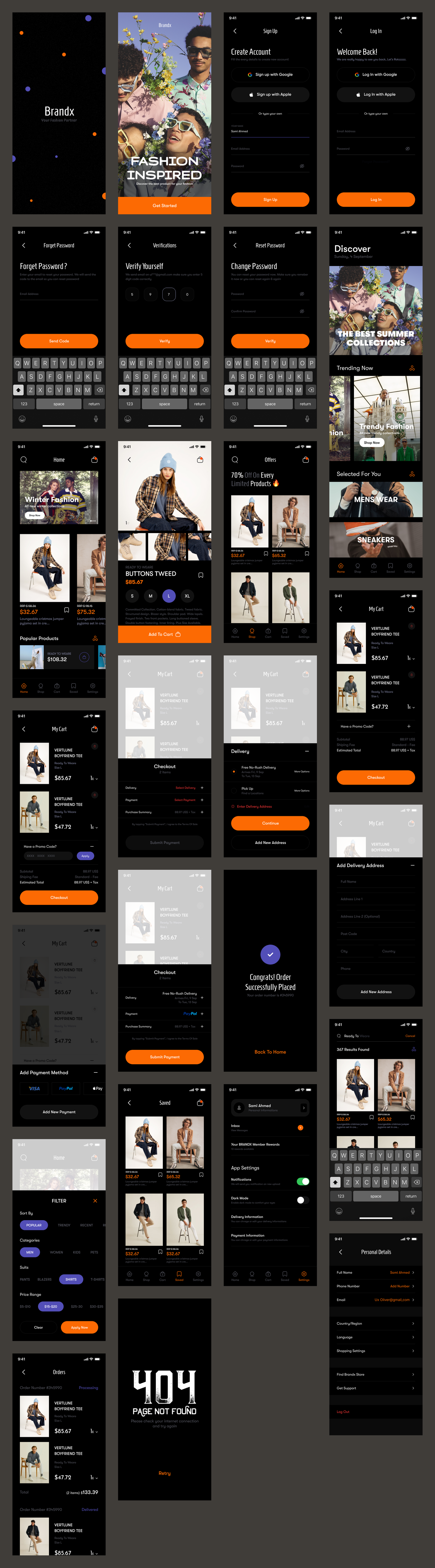 Fashion E-Commerce Mobile App