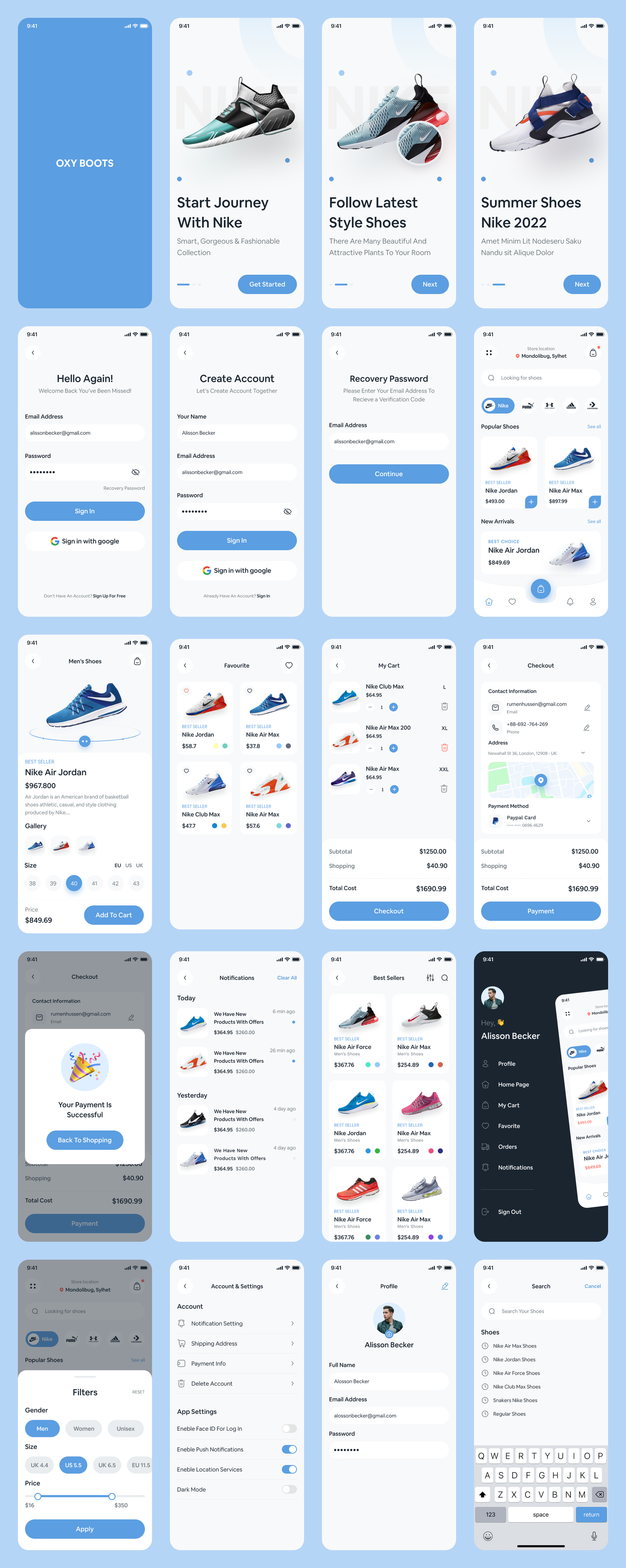 E-commerce Shoes App