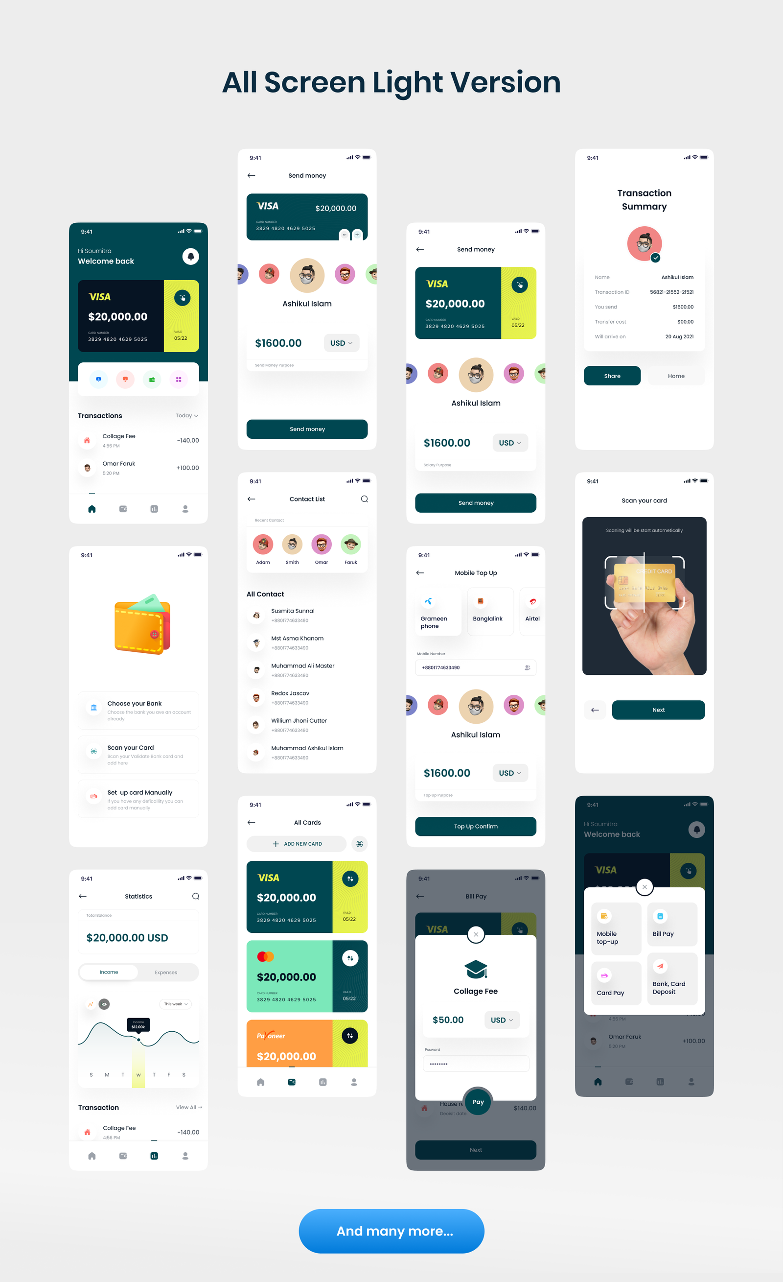 Fintech Mobile App Design