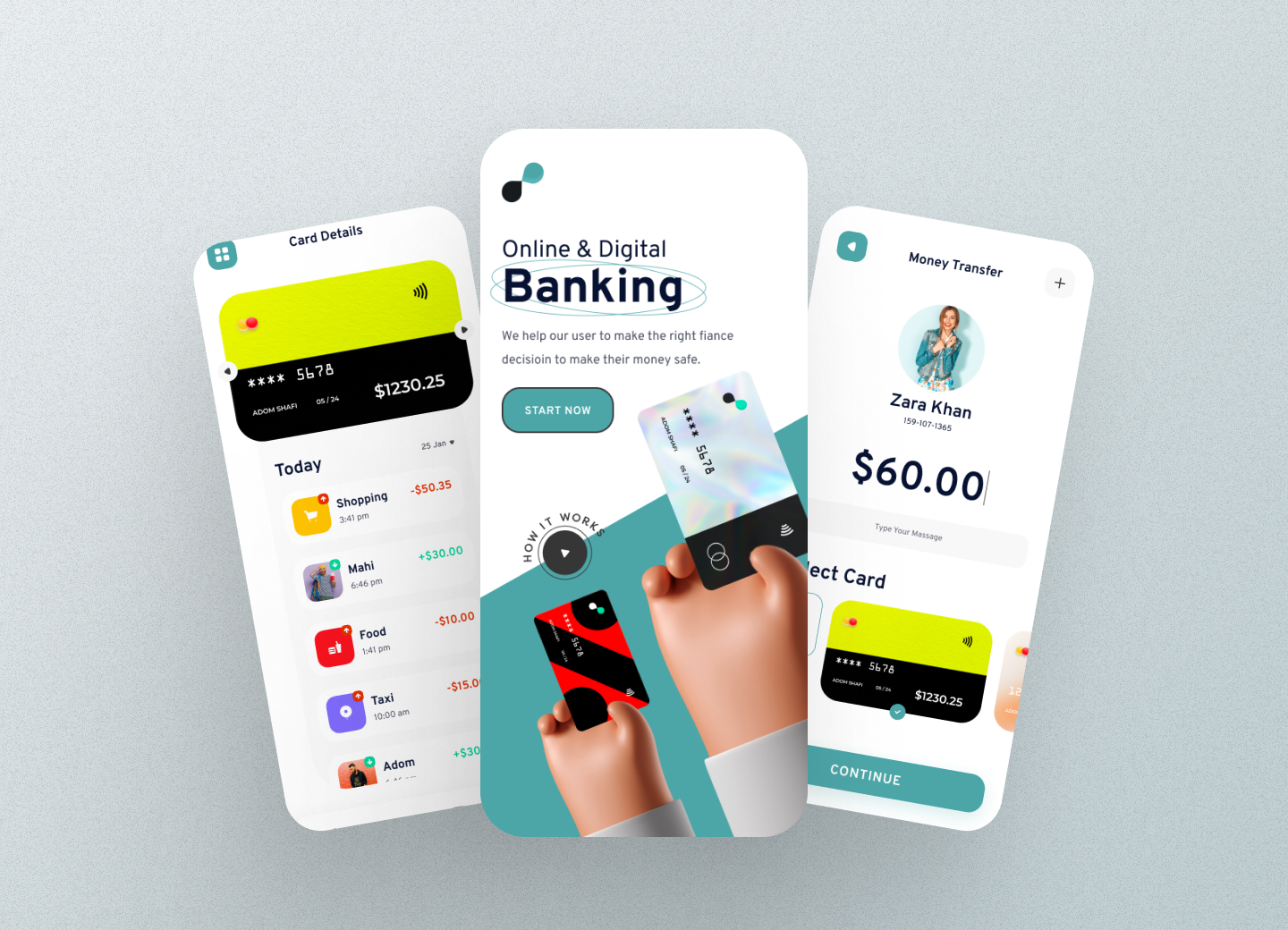Banking App UI Design