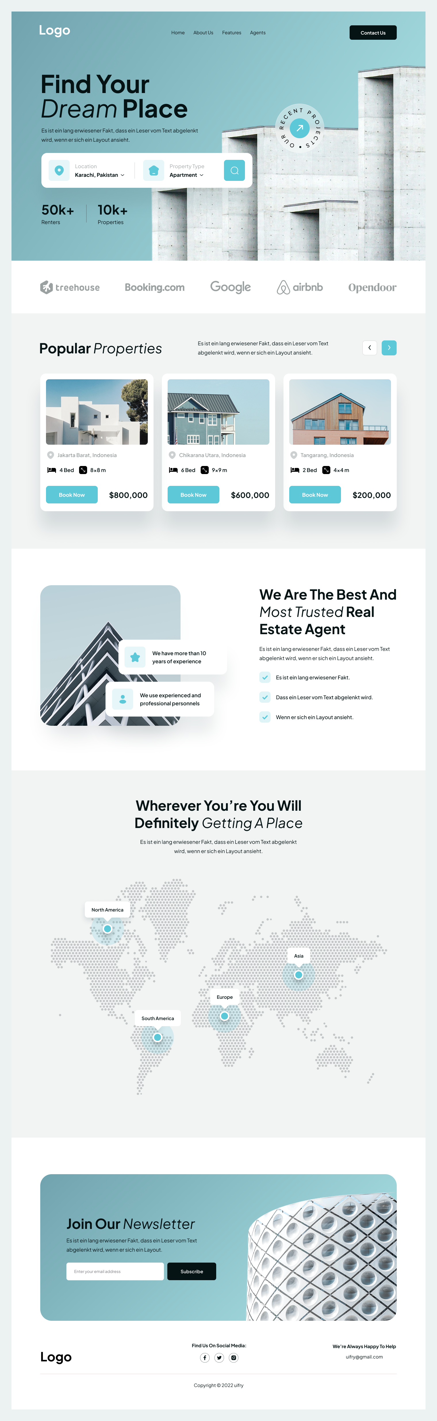 Real Estate Landing Page
