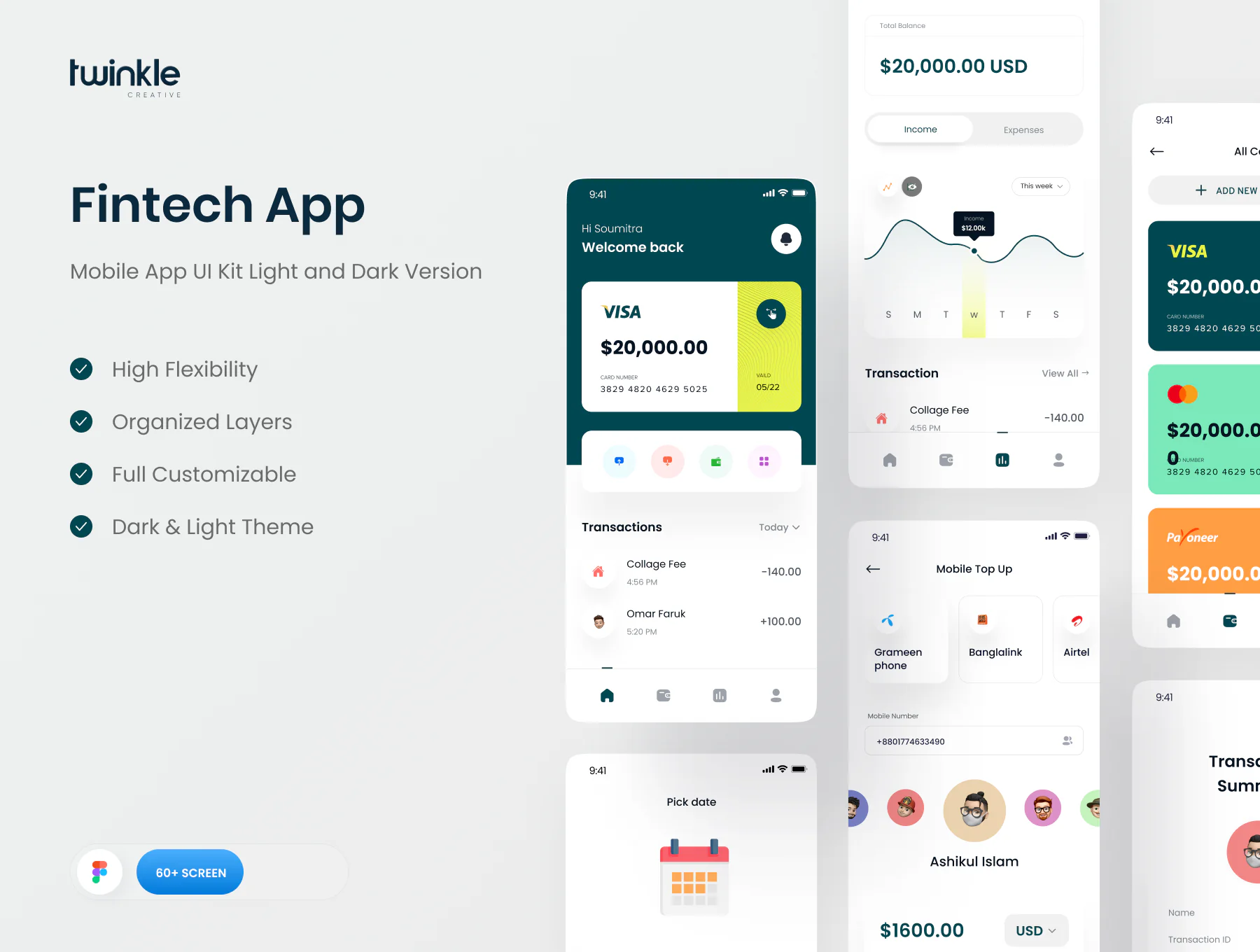 Fintech Mobile App Design