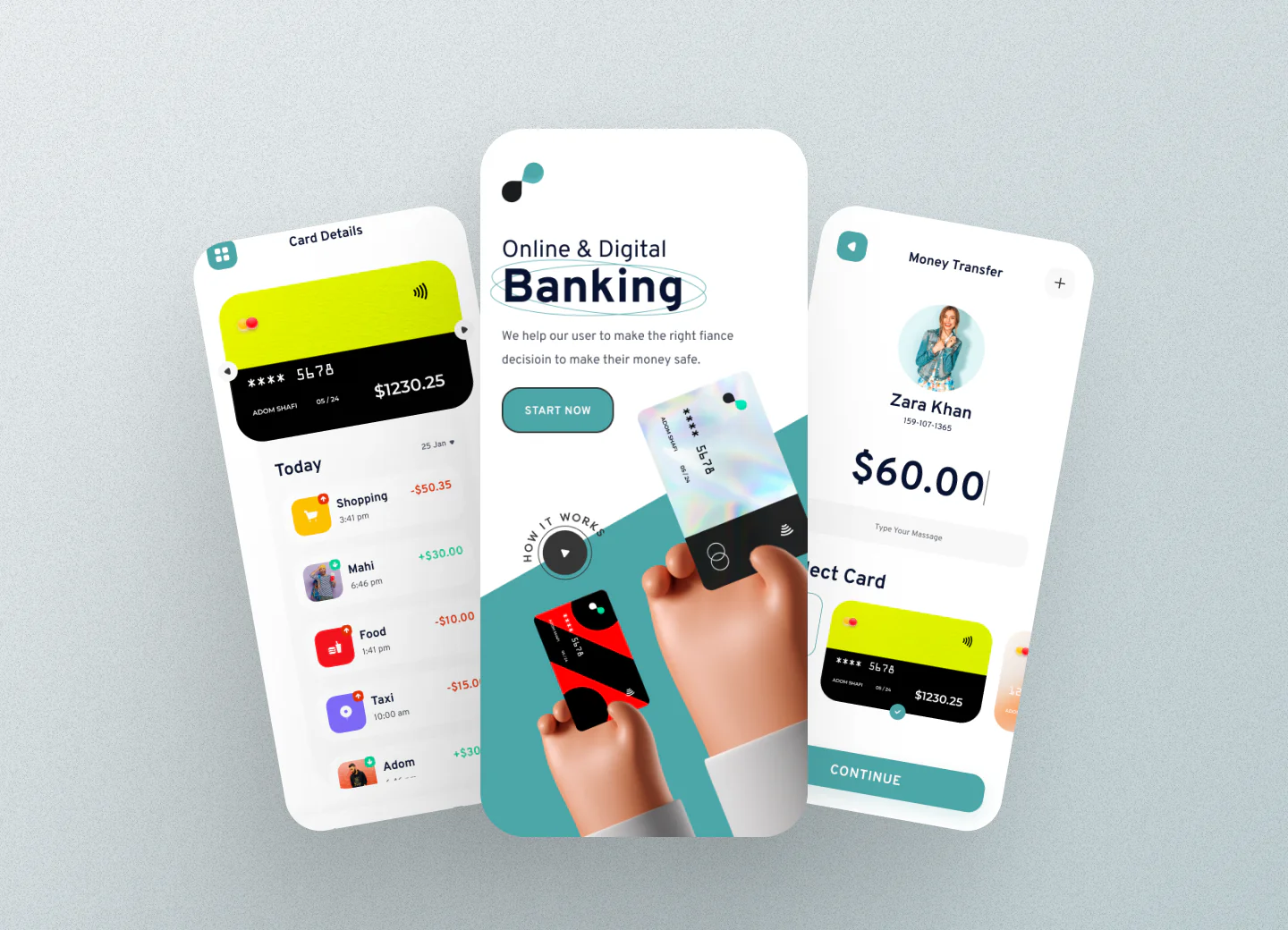 Banking App UI Design