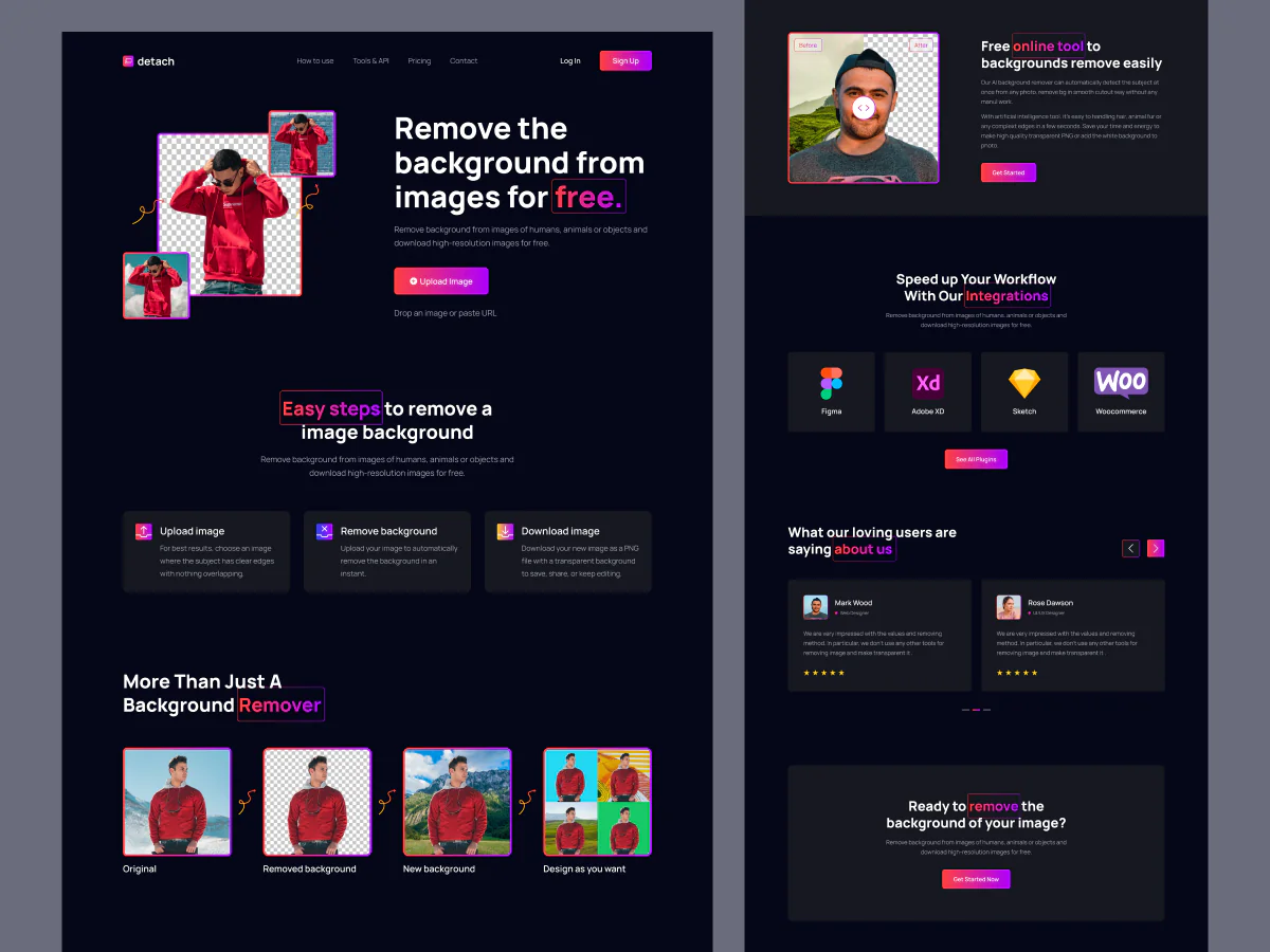 Background Remover website
