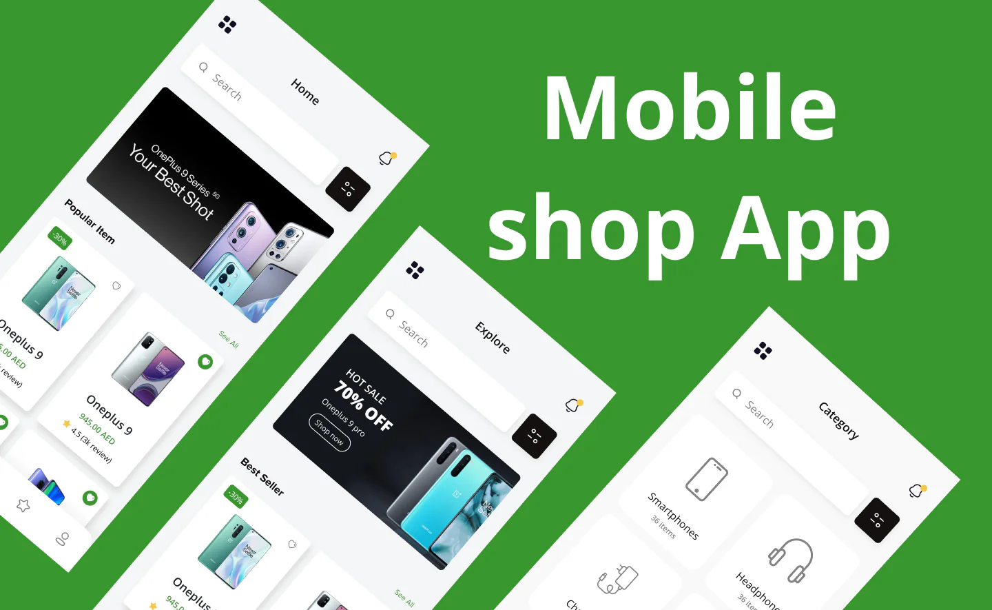 Modern Mobile Shop App