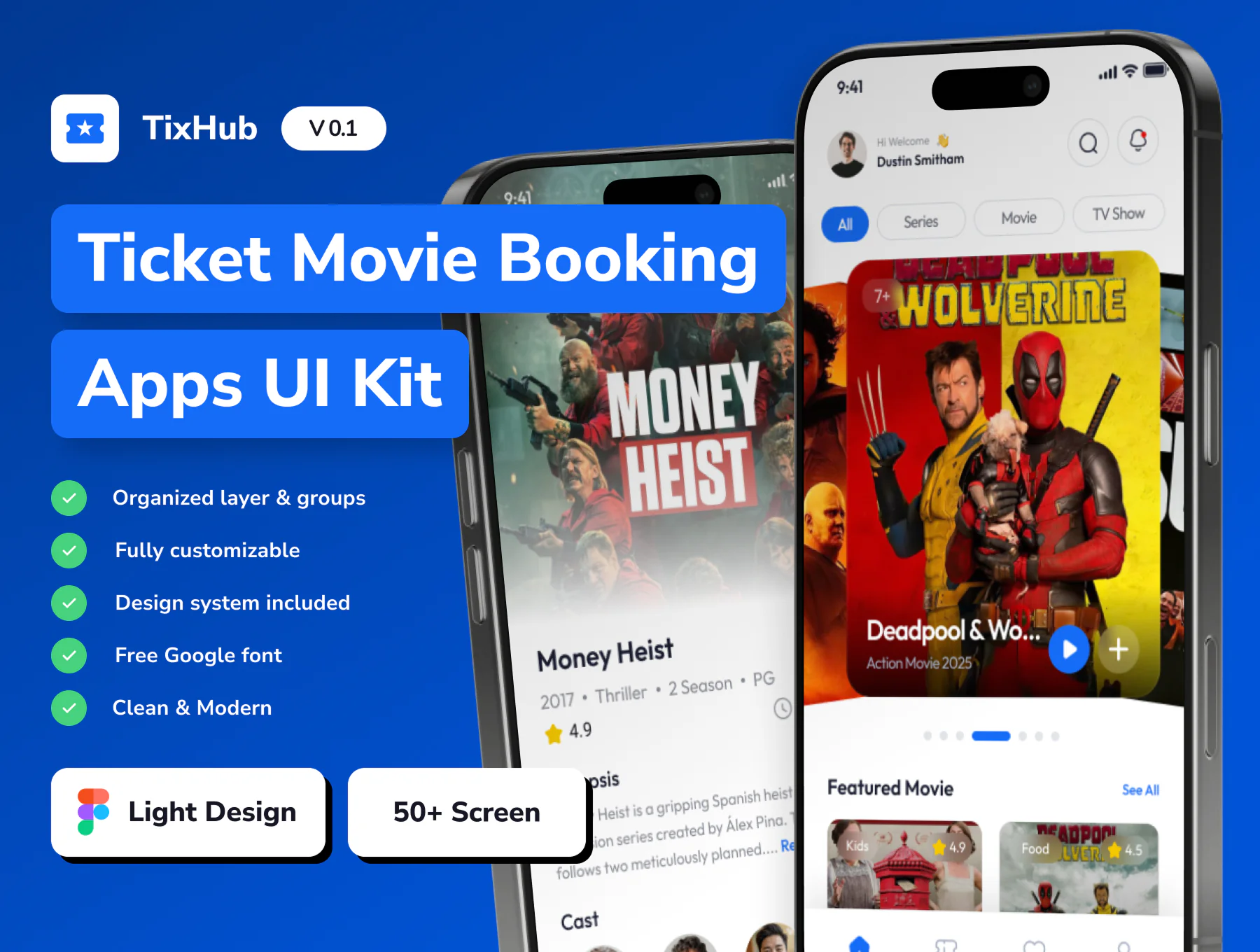 TixHub: Movie & Event Ticket Booking UI Kit