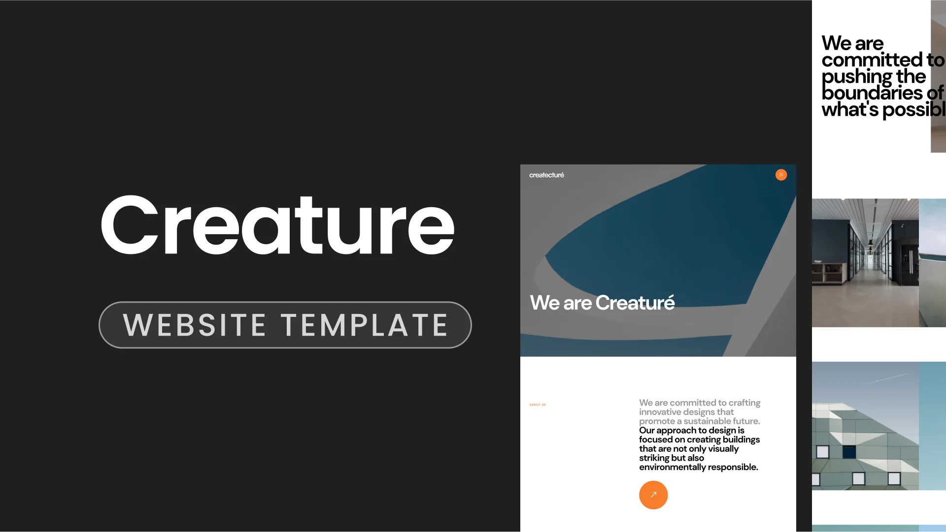 Creature – Modern Architecture Website Template