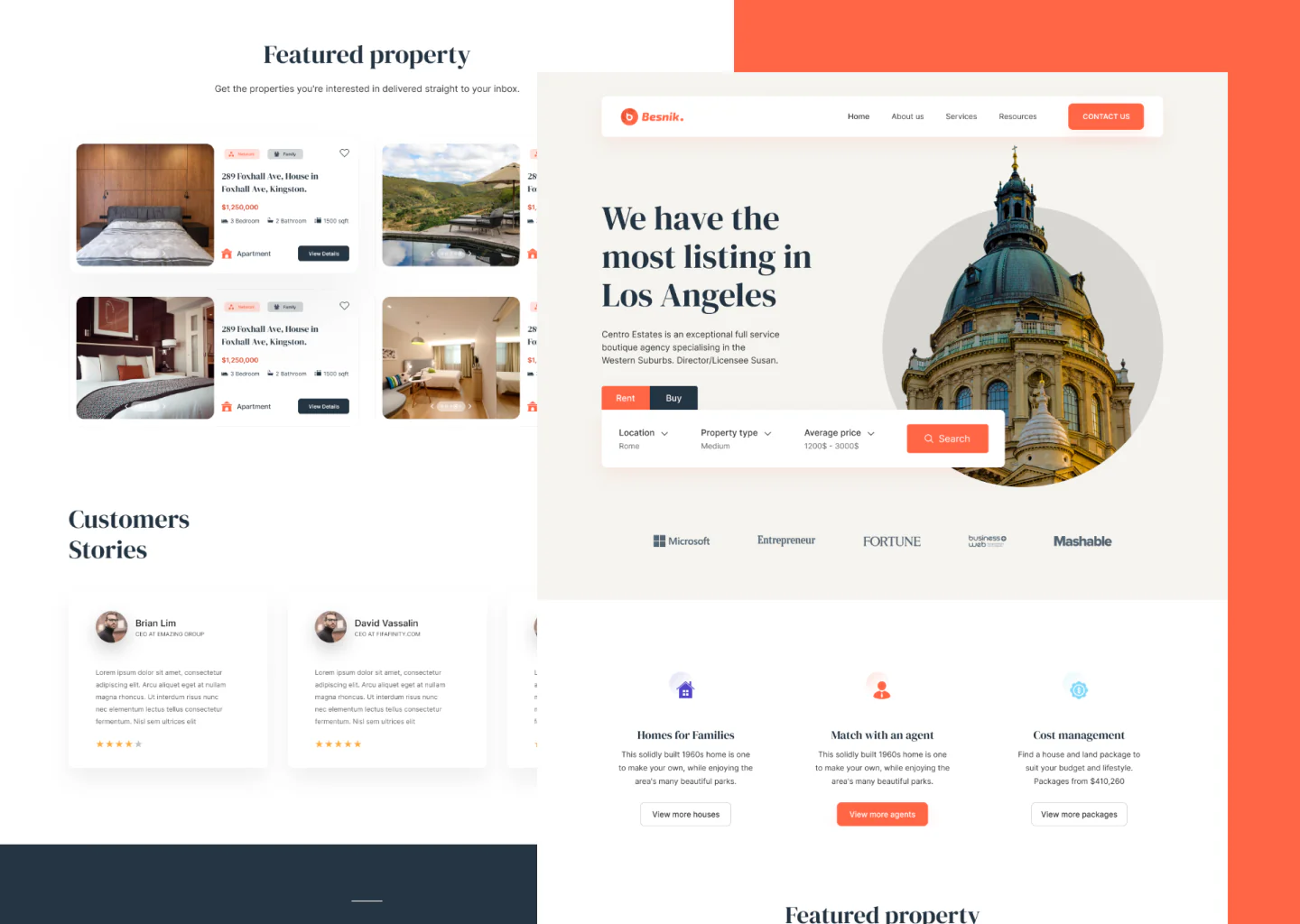 Real Estate Landing Page