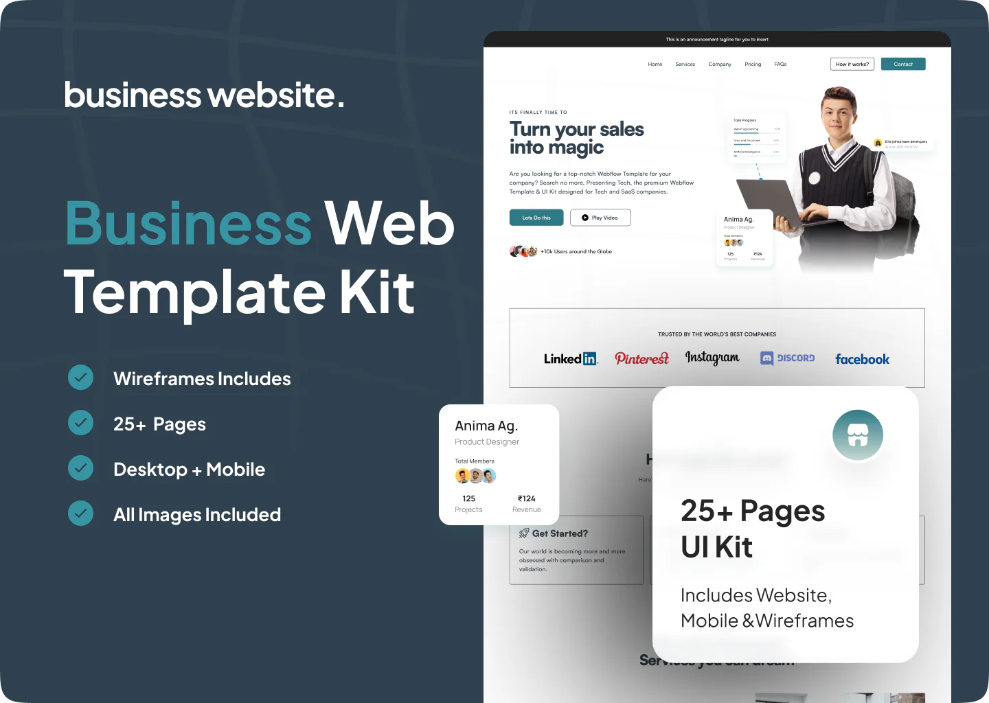 Saas web ui kit