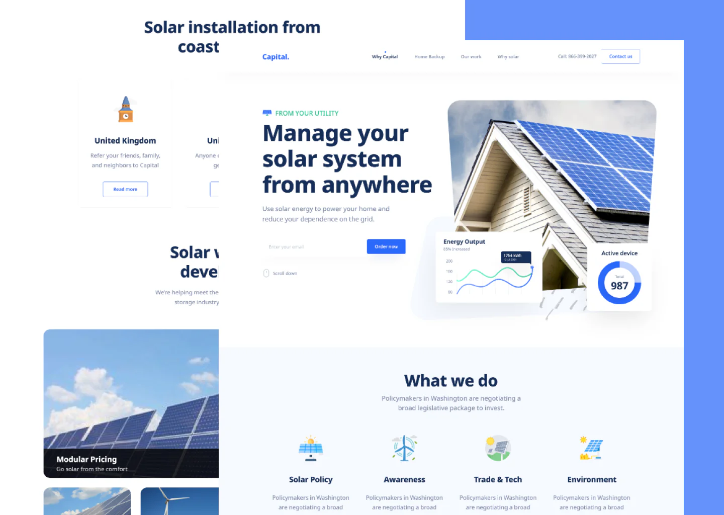 Capital – Smart Solar Energy UI Kit for Web & App