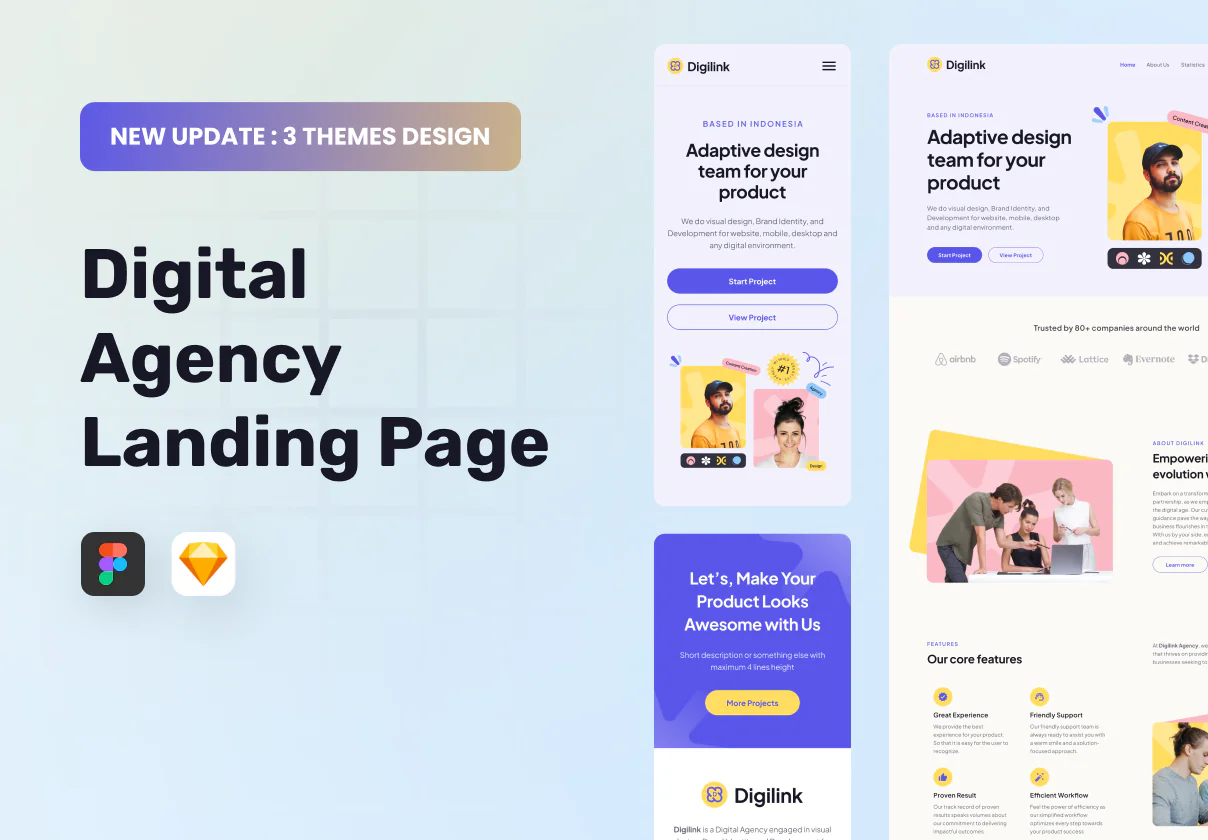 Digital Agency Landing Page