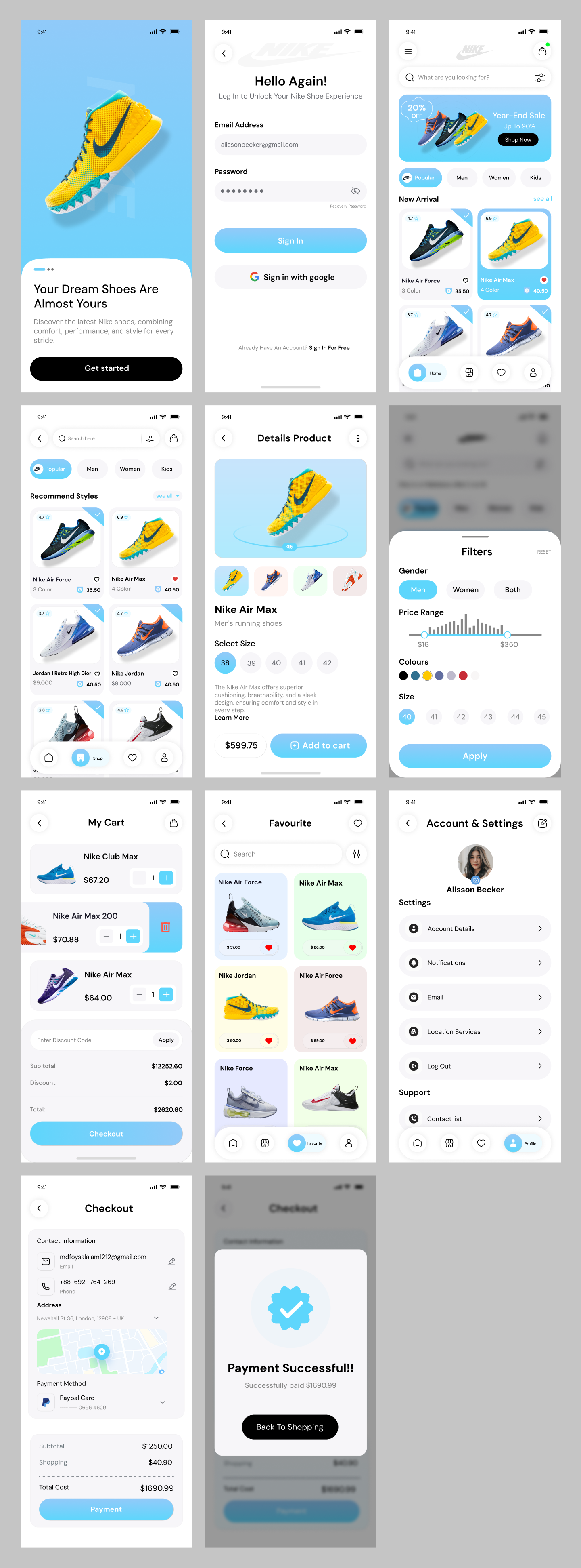 Shoe Ecommerce Mobile App