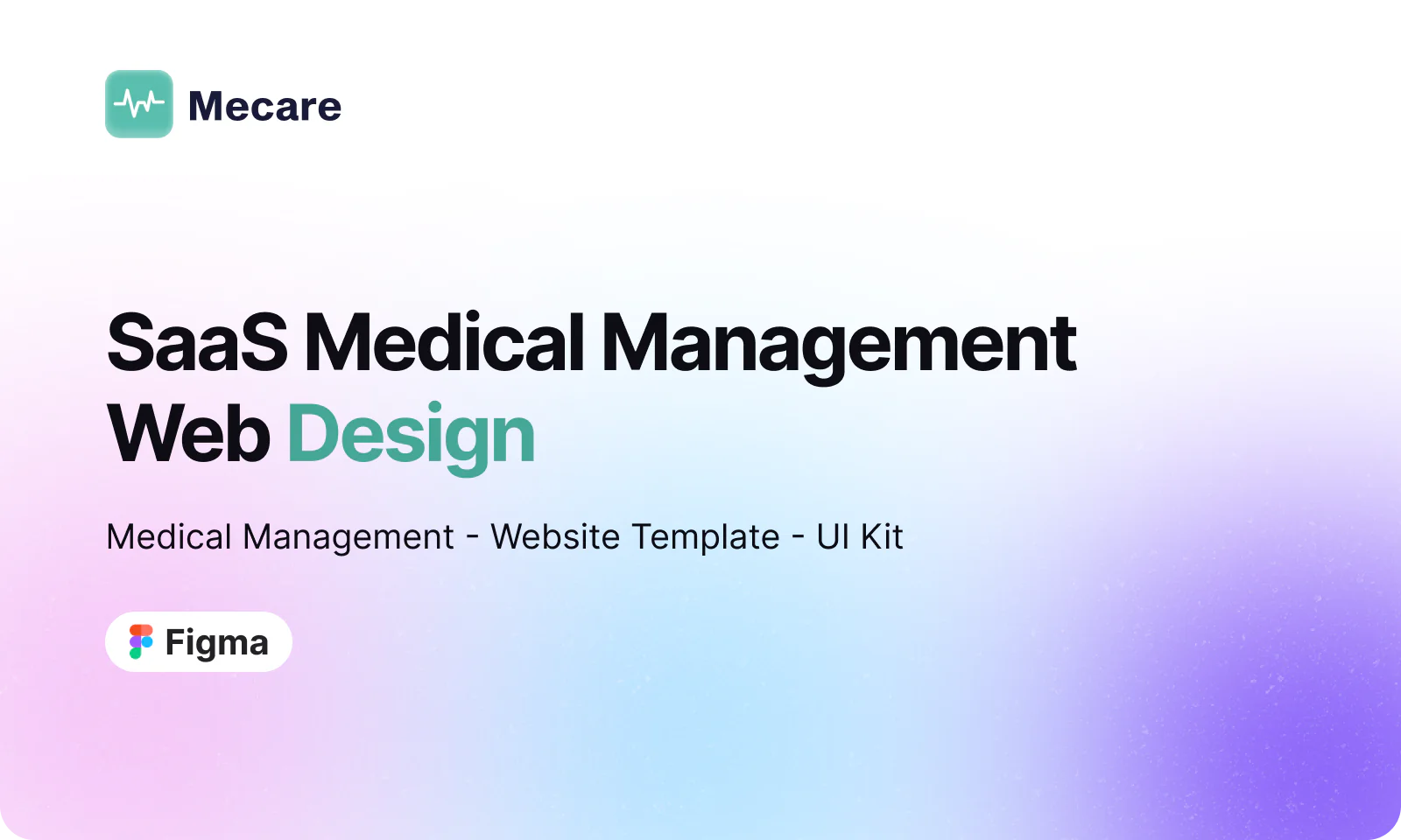 Medical website UI kit