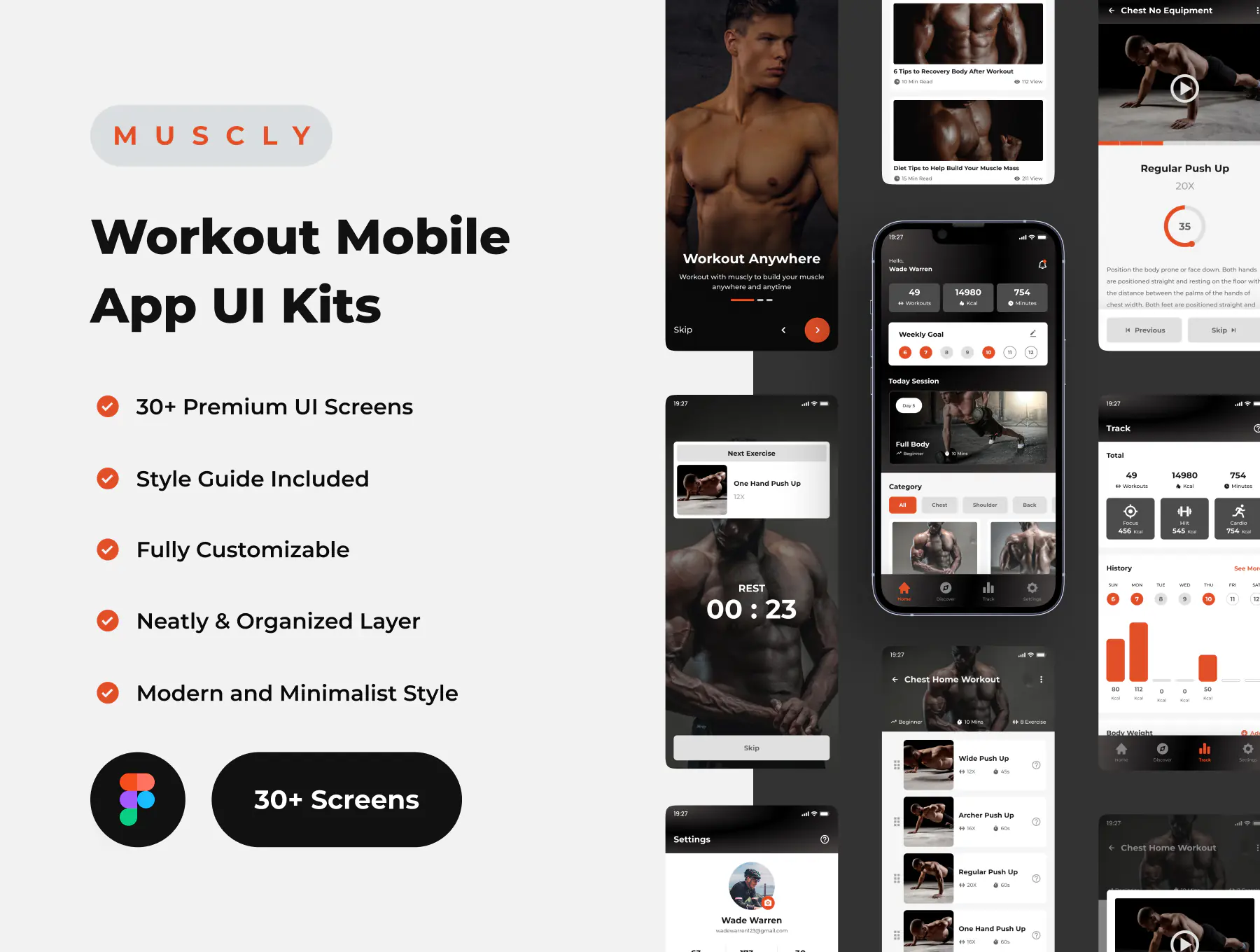 Muscly – Workout & Fitness Mobile App