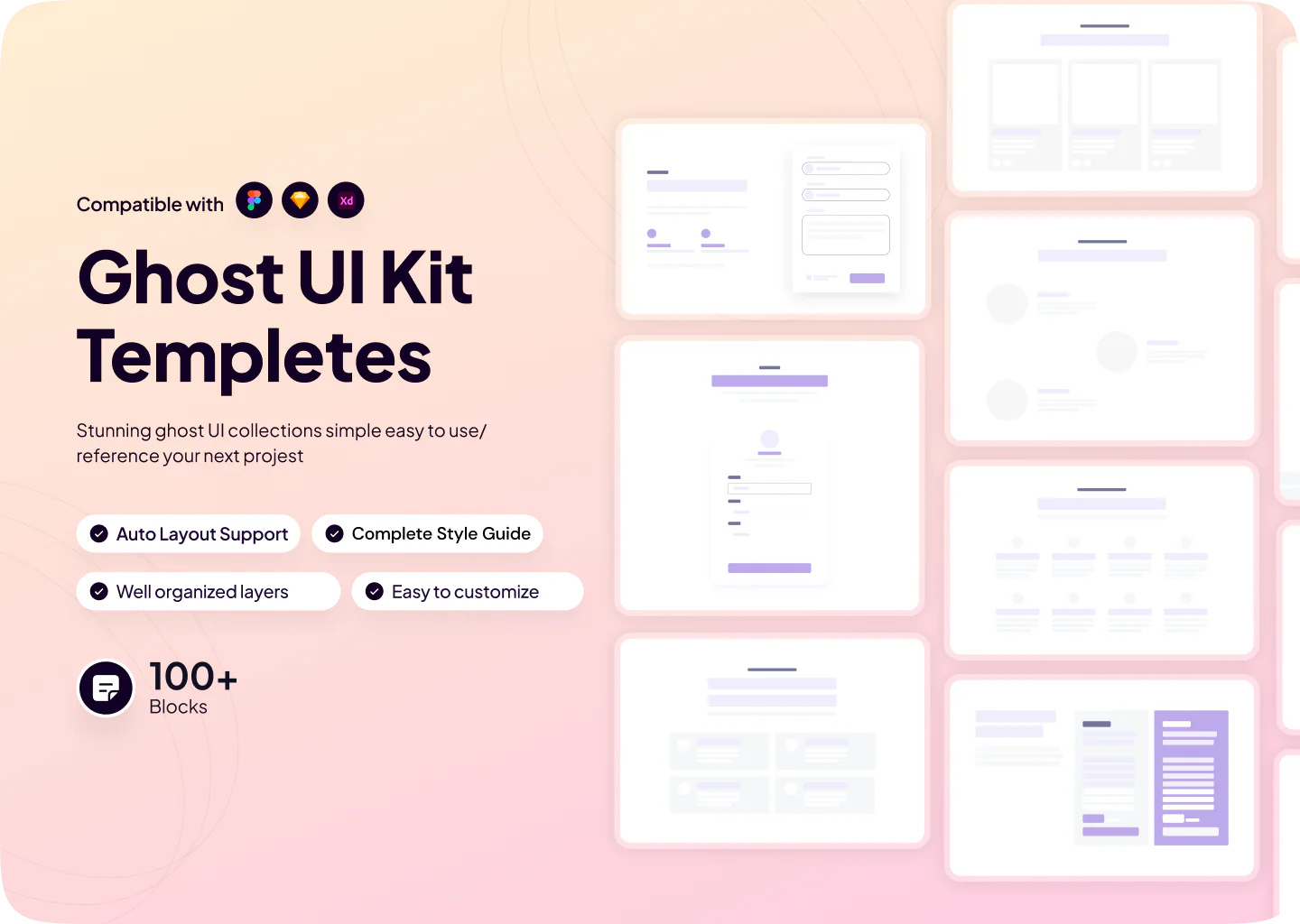 Elegant & Lightweight Ghost landing page