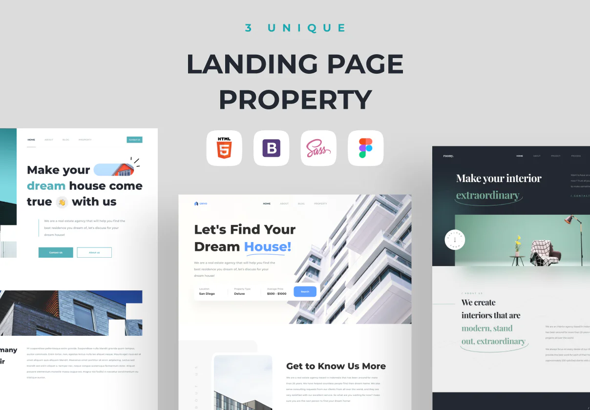 Stunning Real Estate Landing Pages