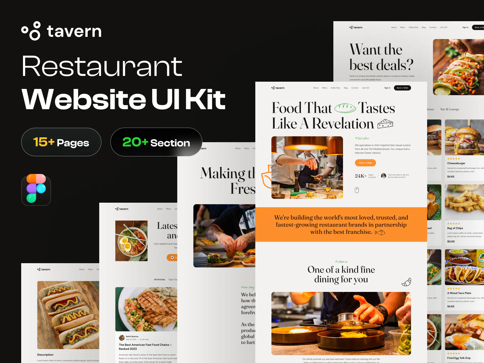 Tavern – Restaurant Website