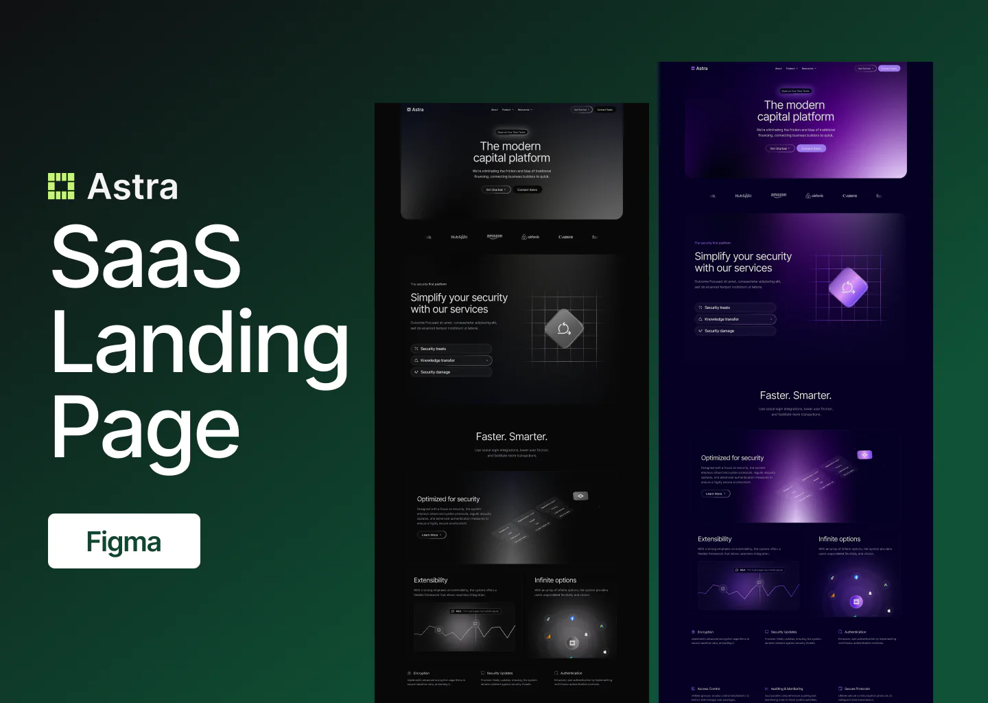 NeoTech landing page UI