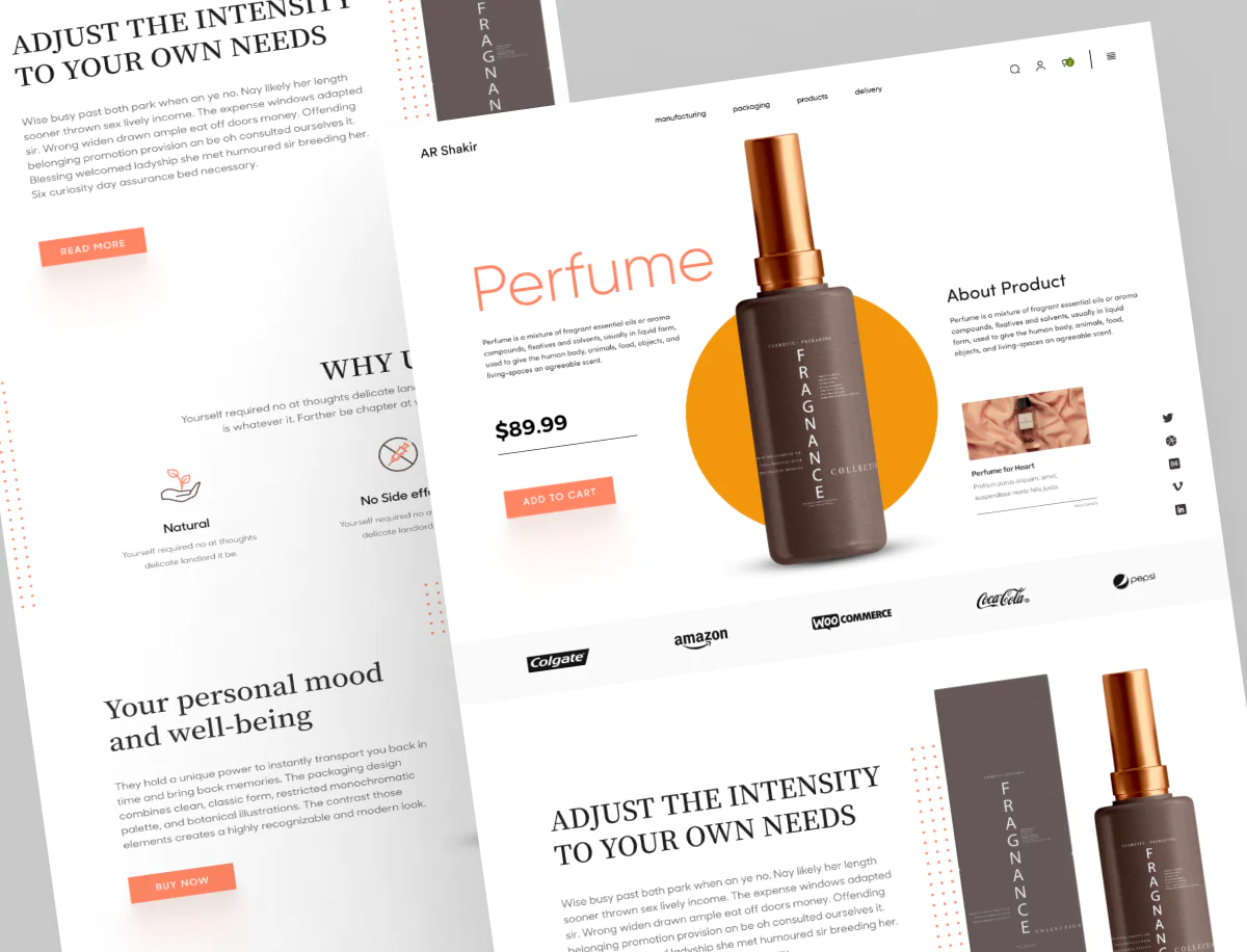 Perfume Website