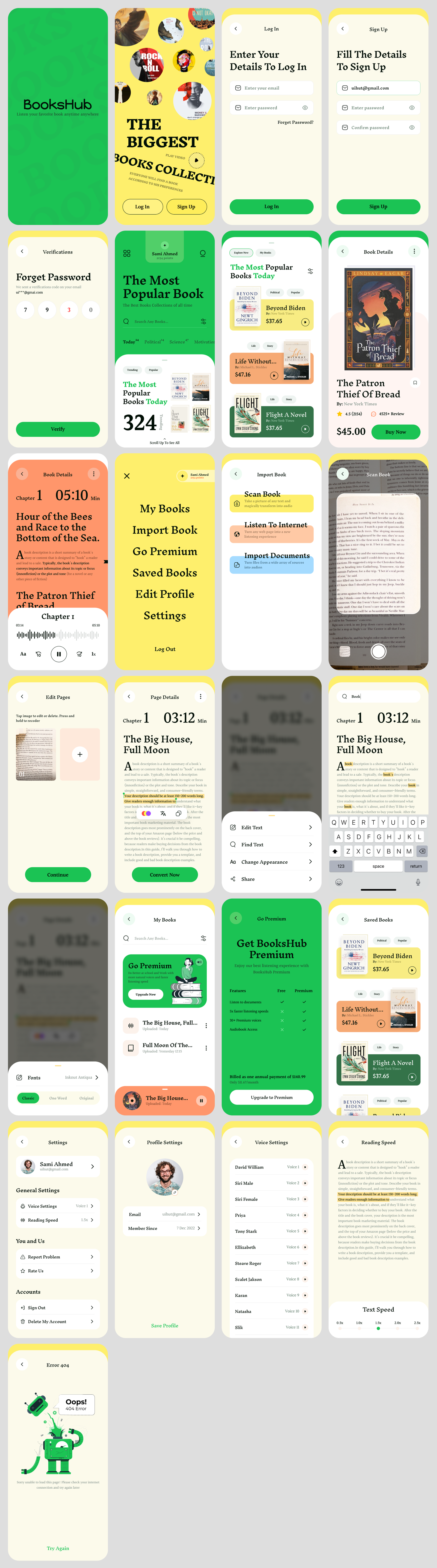 Books Store Mobile App Design