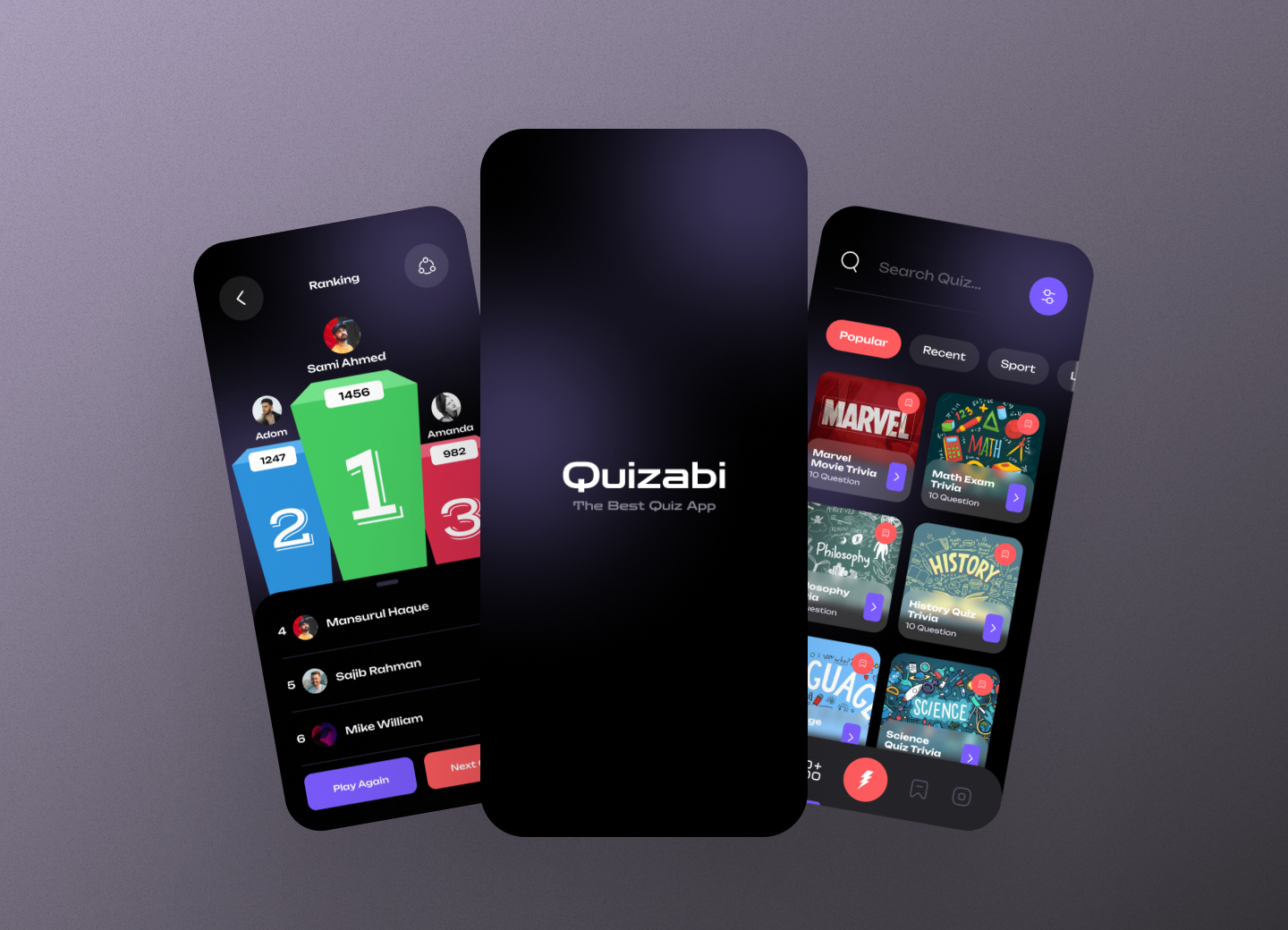 Quiz App Design