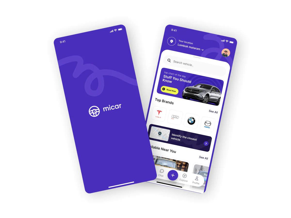 Car Rental App uikit 3