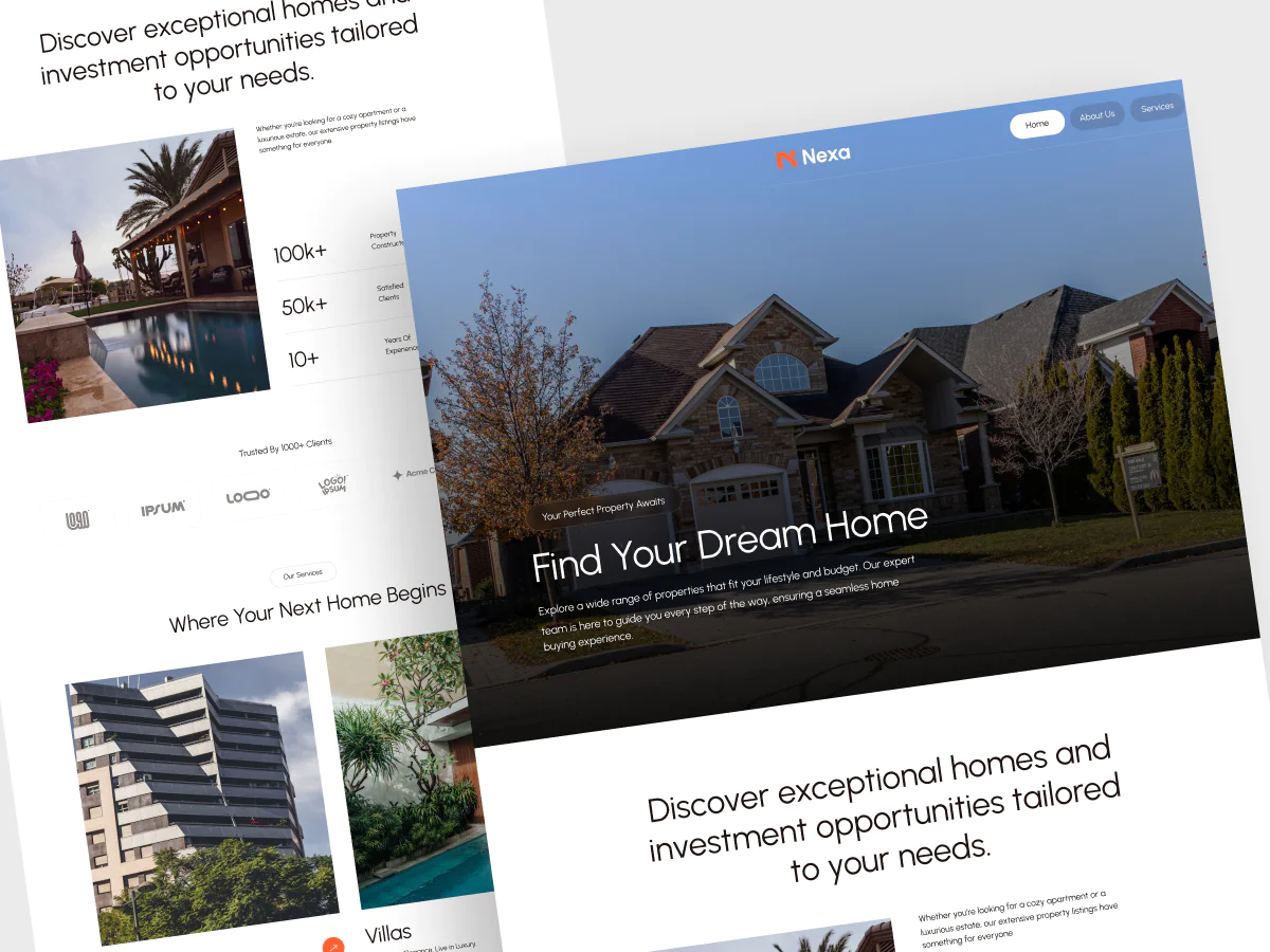 Real Estate Website uikit 02