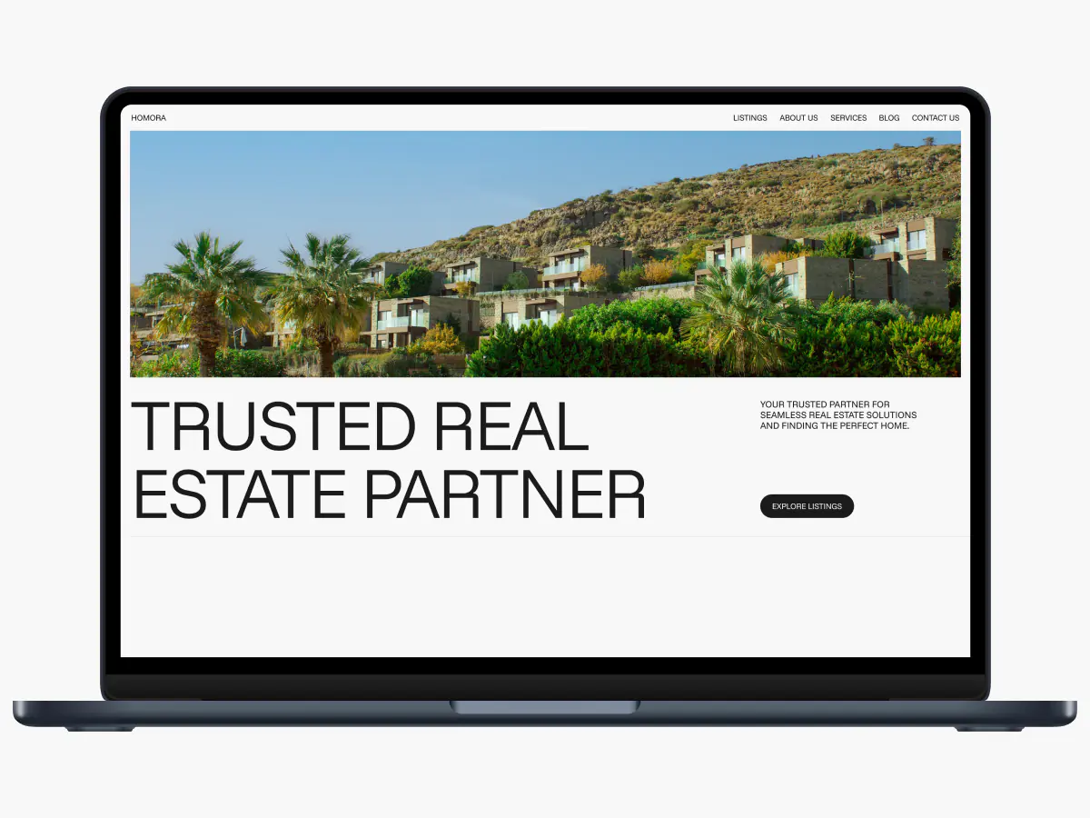 Real Estate Website uikit 01