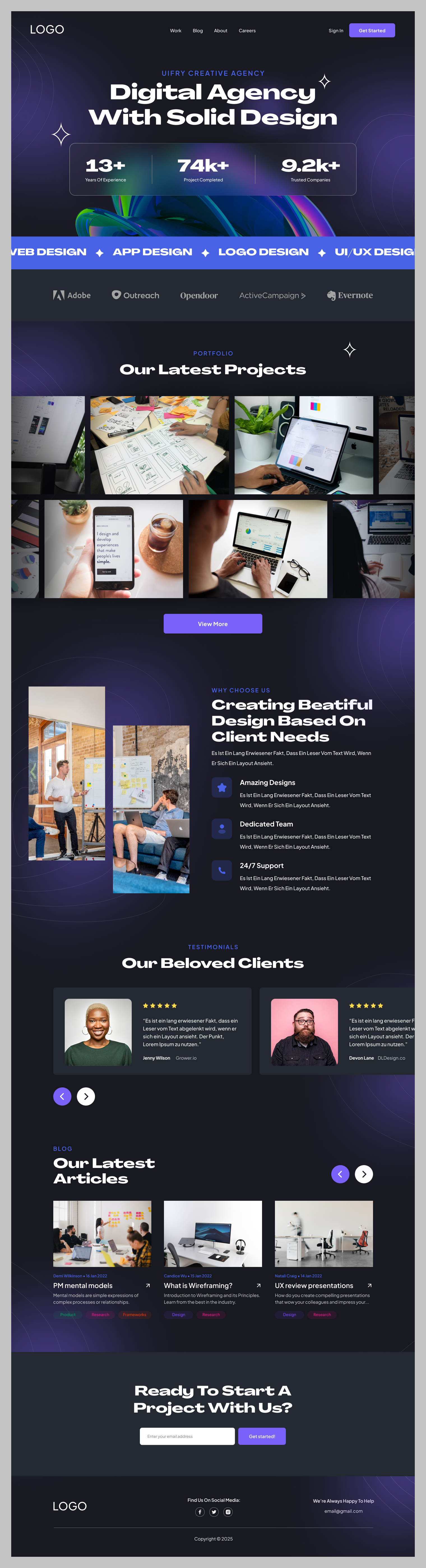 Digital Agency Website