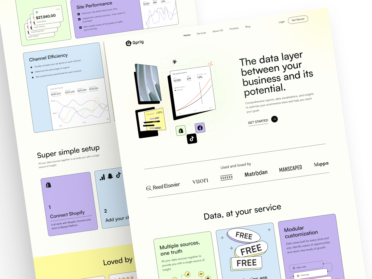 SaaS Website  Design