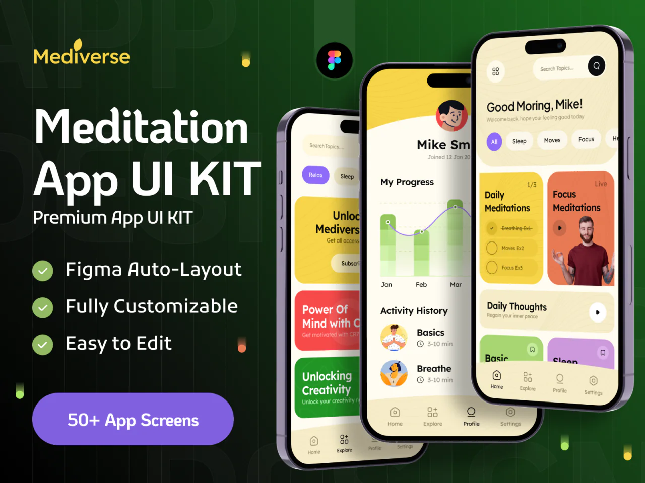 Mediverse: Meditation App UI