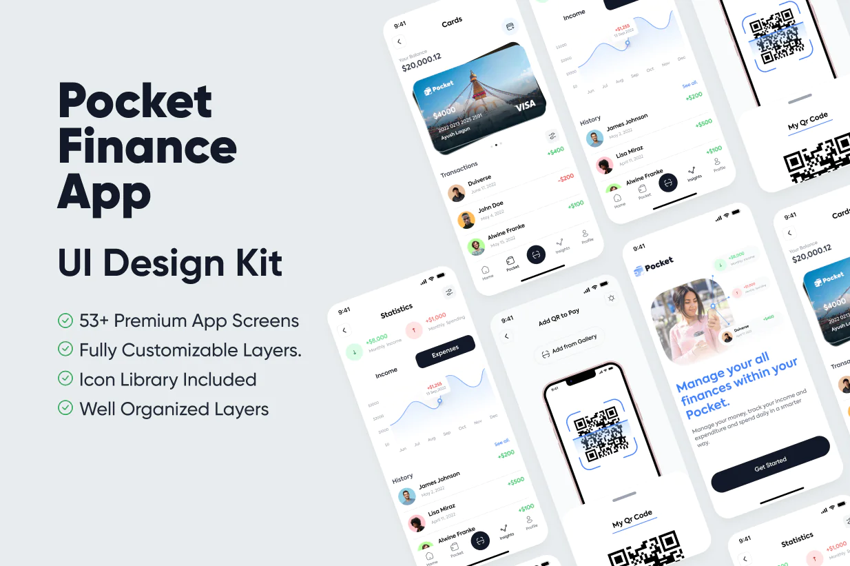 Finance Management App Design