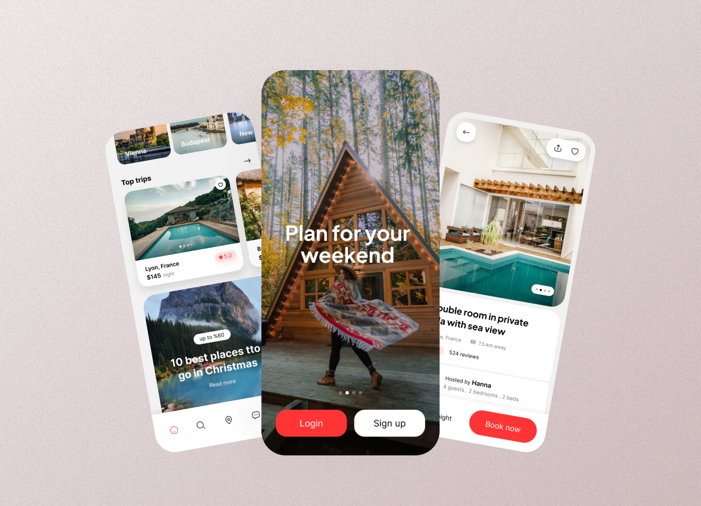 Travelling App Design