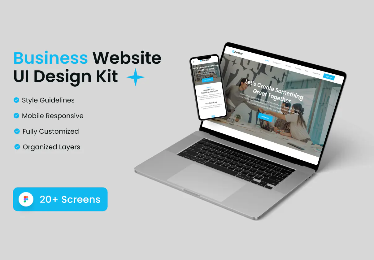 Business Website UI Kit