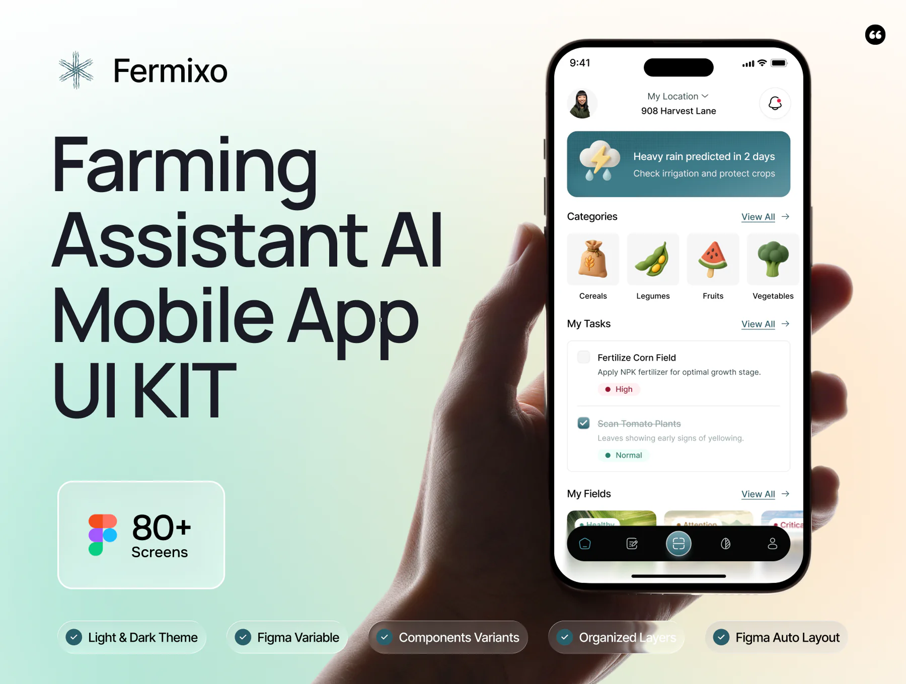 Farming Assistant App UI Kit