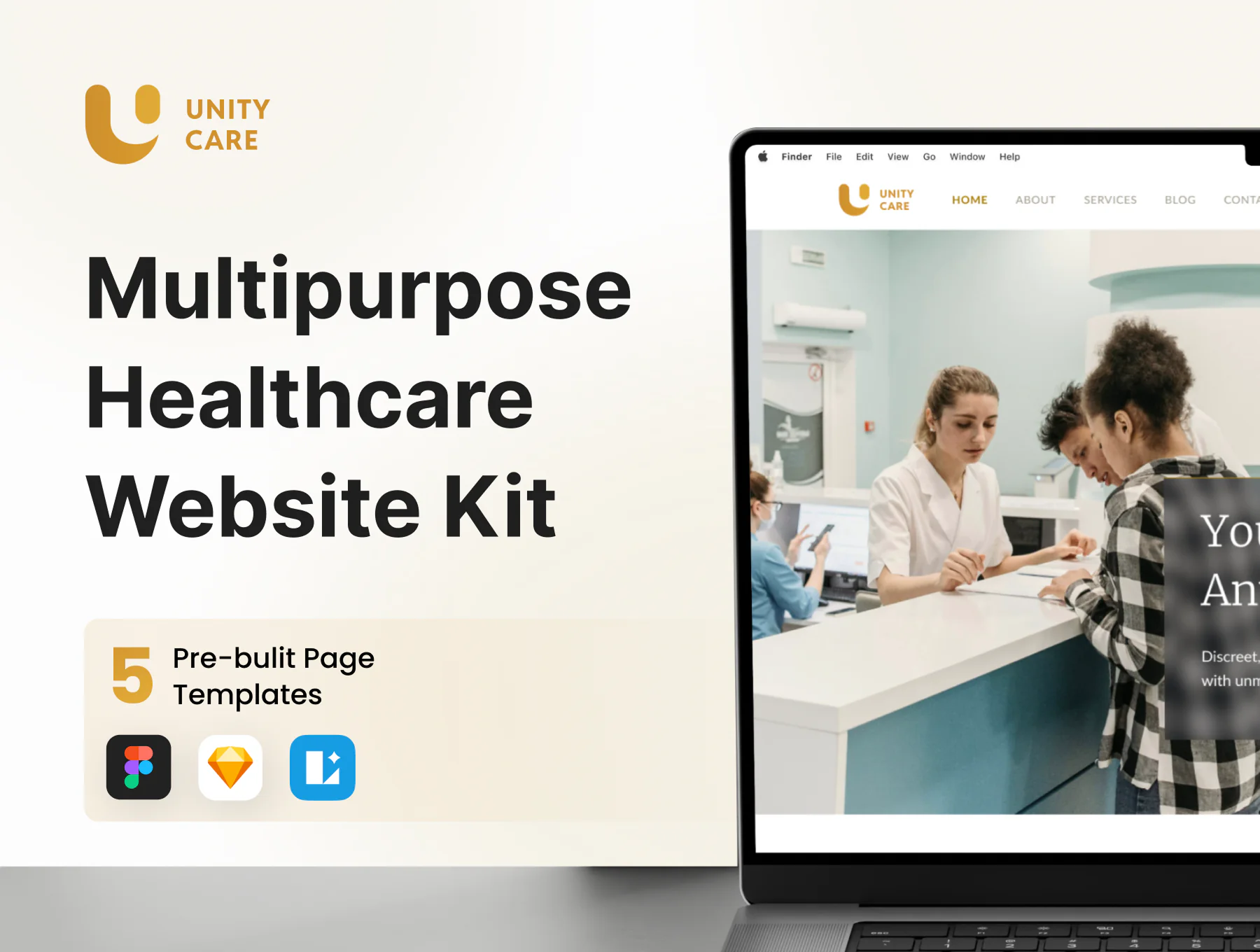 Multipurpose Healthcare Web UI Kit