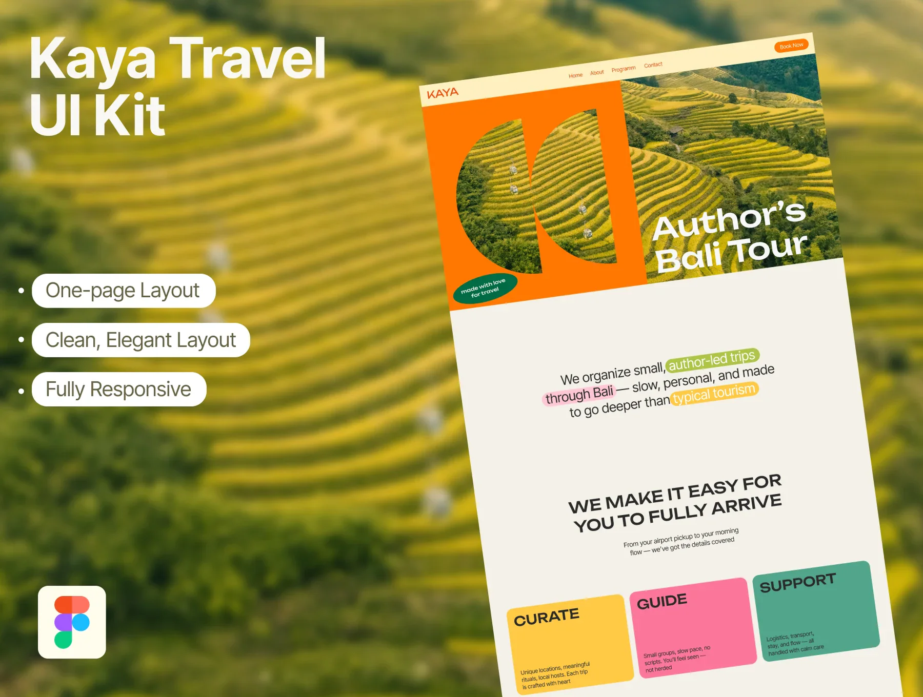 Kaya-Travel Web UI Kit