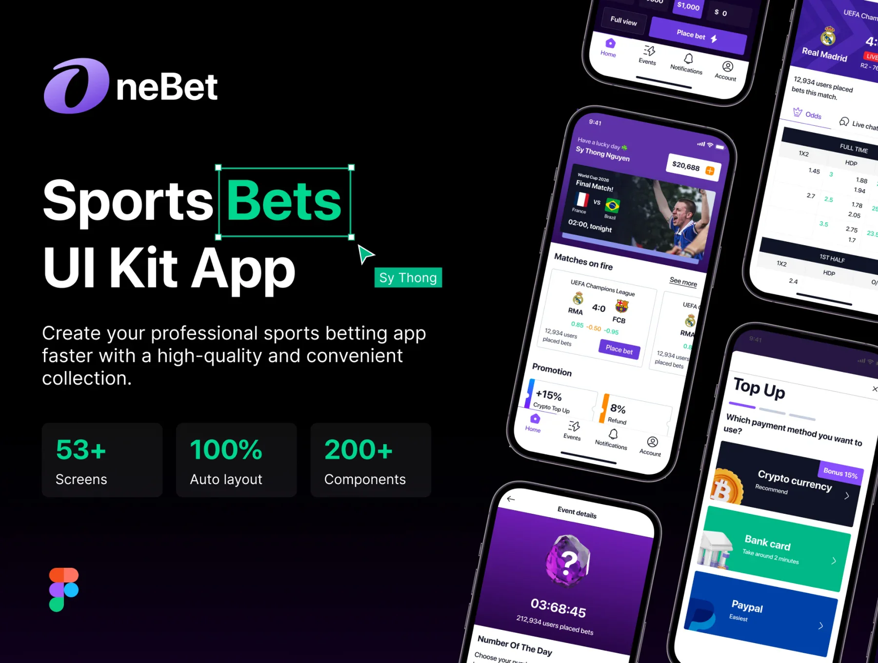 Sports Betting App Ui Kit