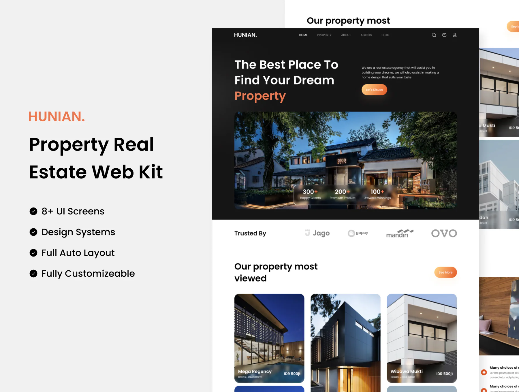 Property Real Estate Web UI Kit