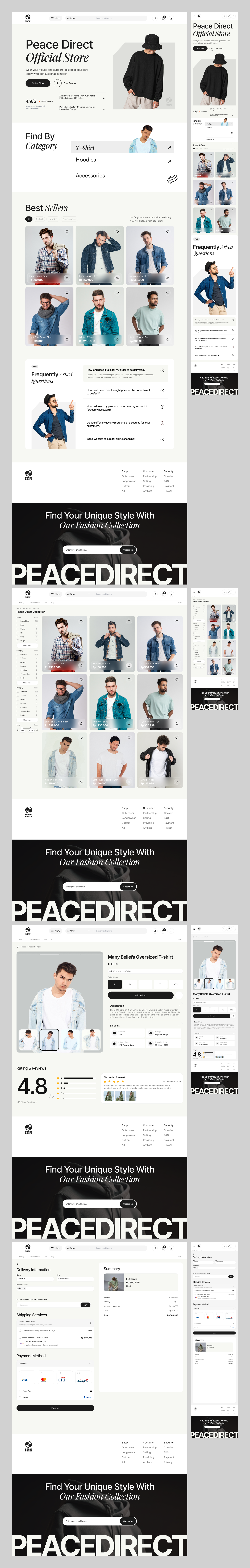 Ecommerce Web UI design