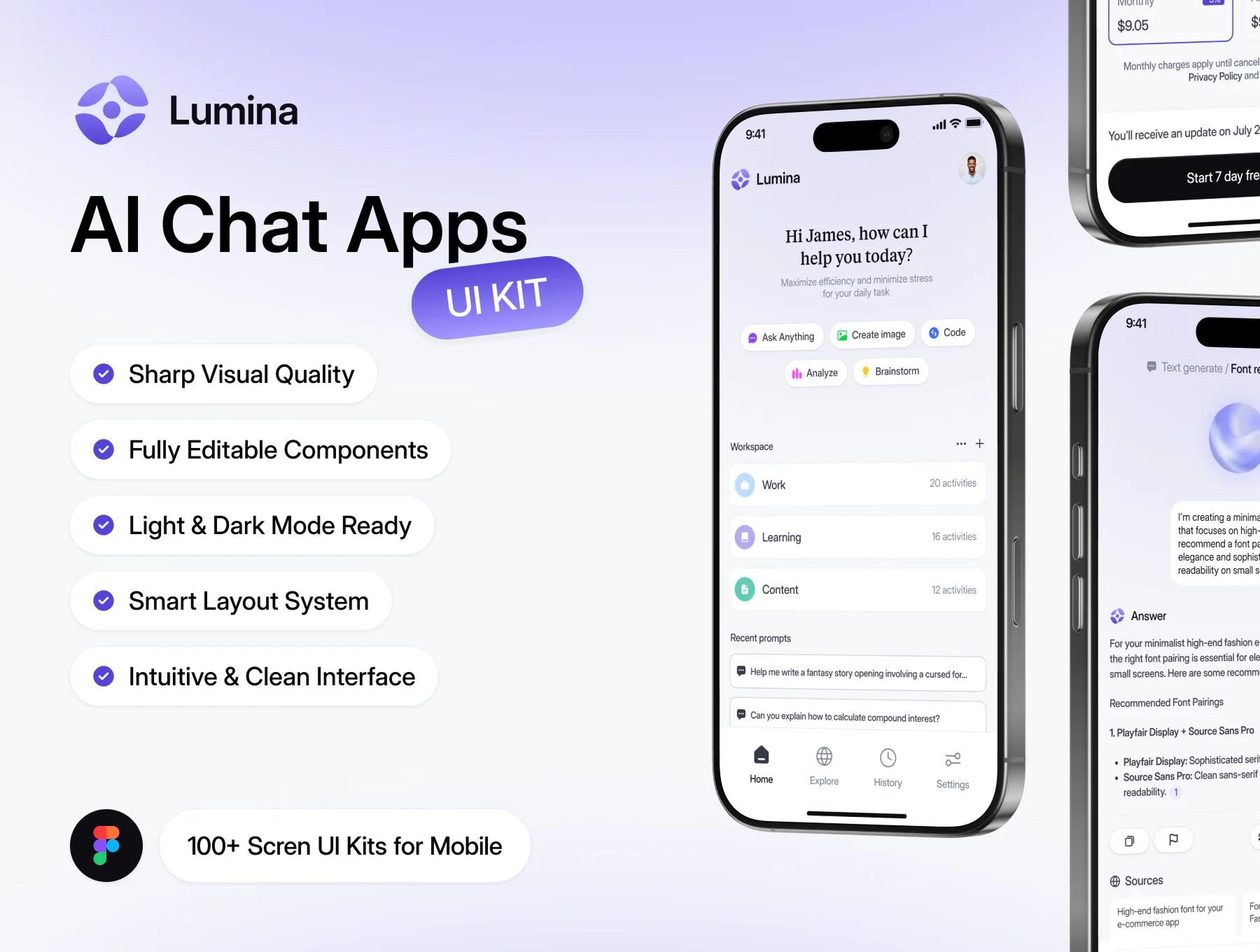 AI Chatbot App UI Kit