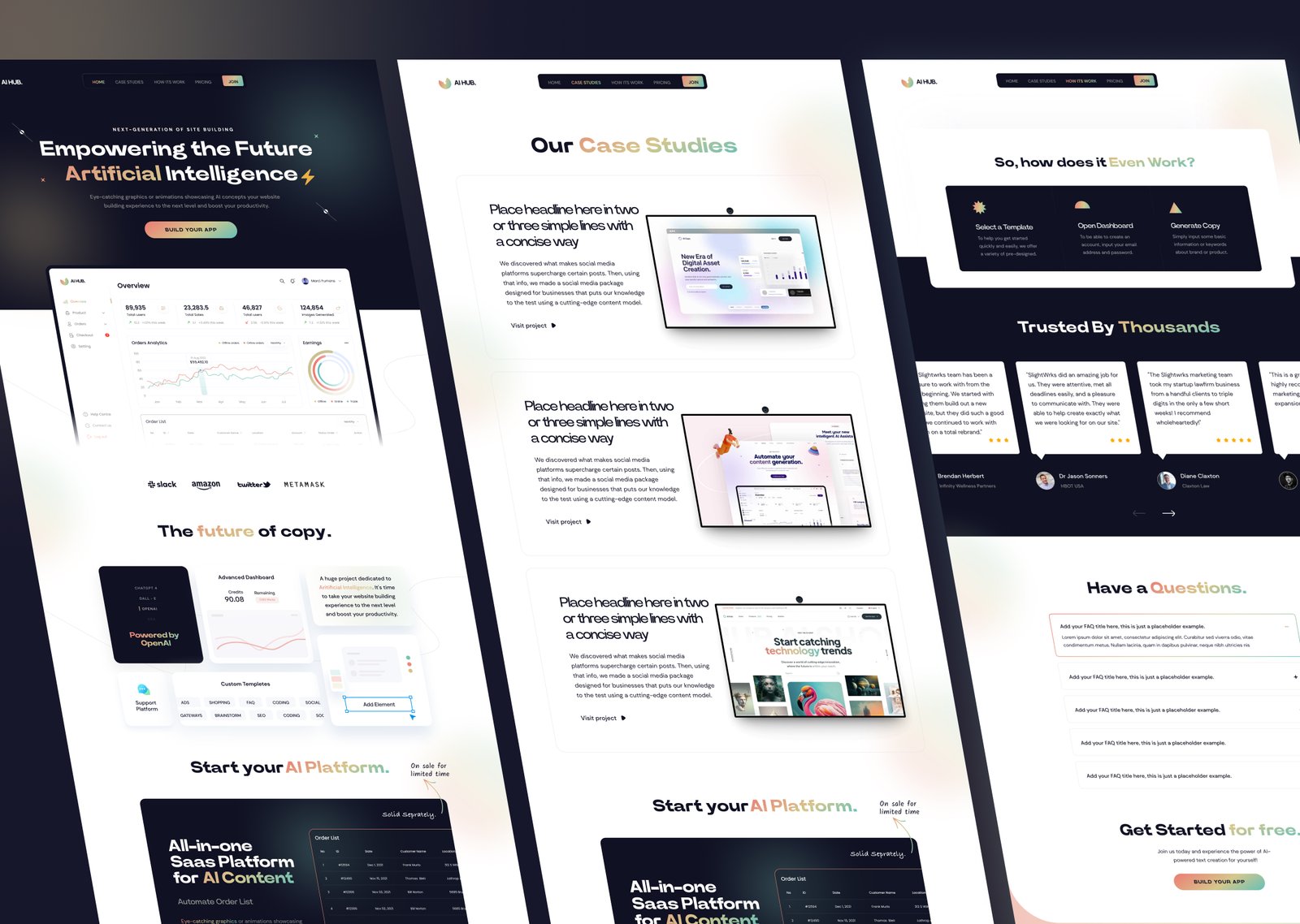 AI Hub Website Kit