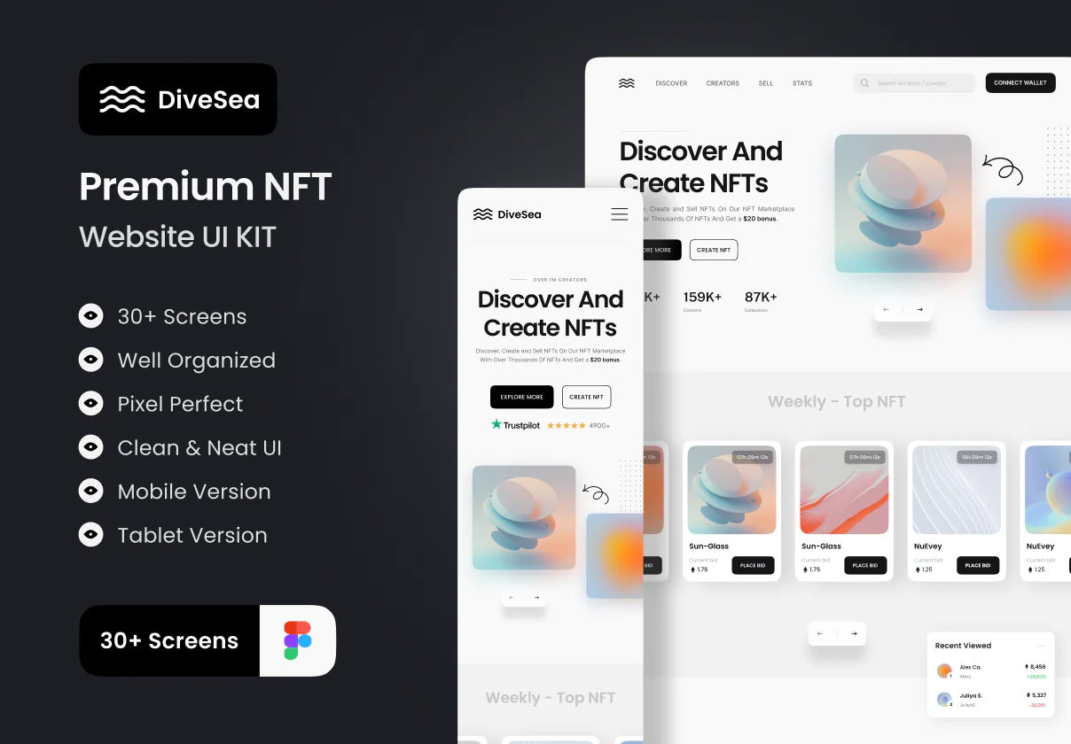 NFT Website uiux design 01