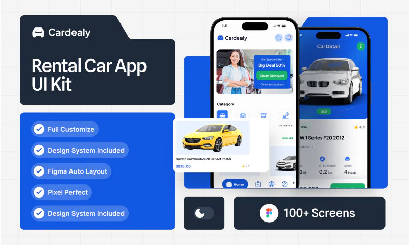 car rental web uikit 1