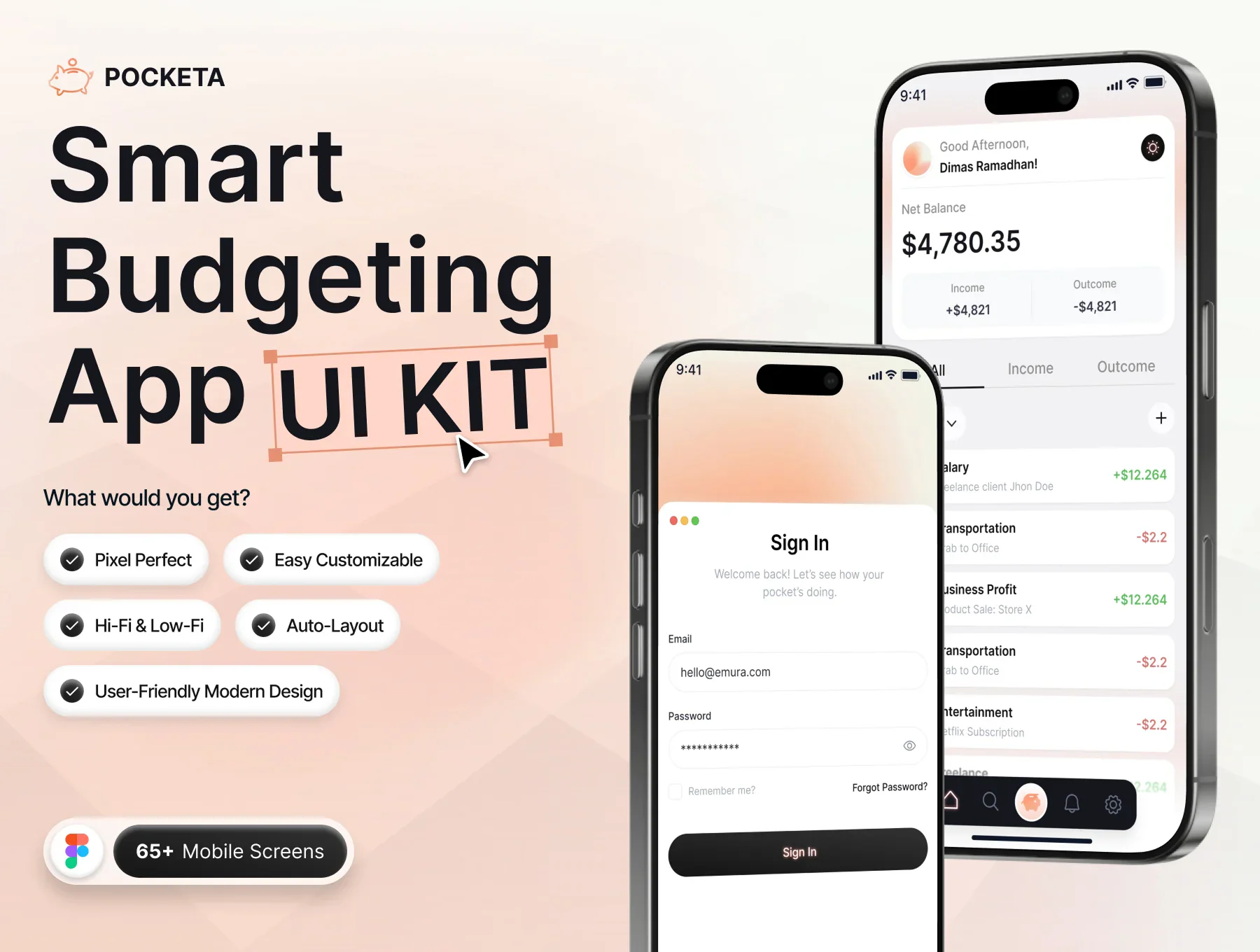 Money Management App UI Kit
