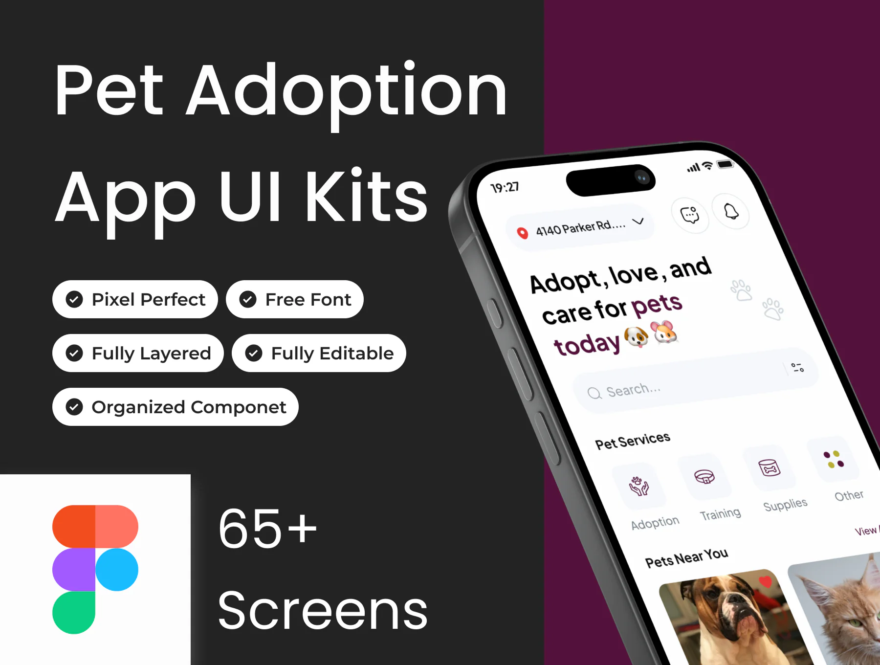Pet Adoption App UI Kit