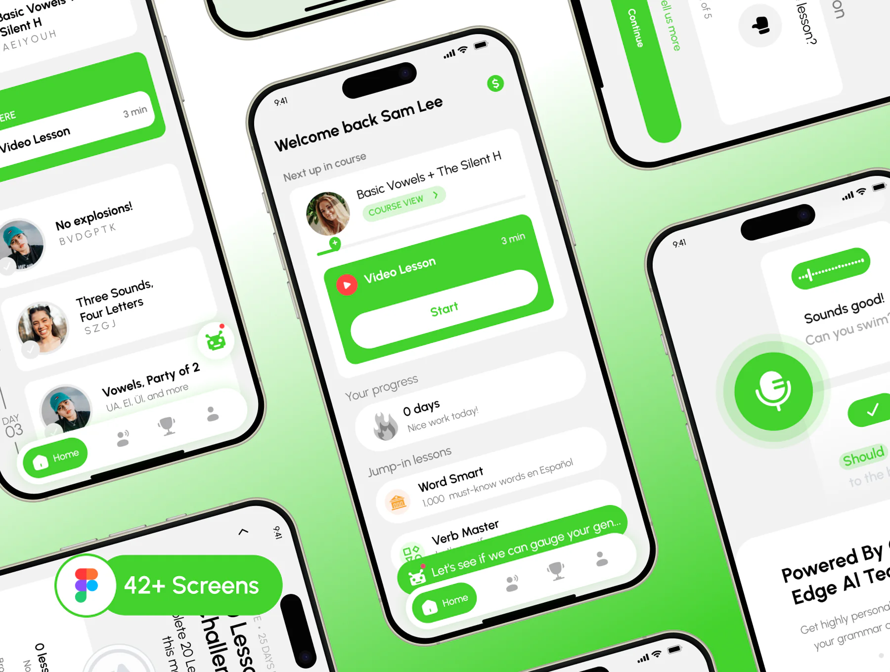 Talkie-AI Language Learrning App UI Kit