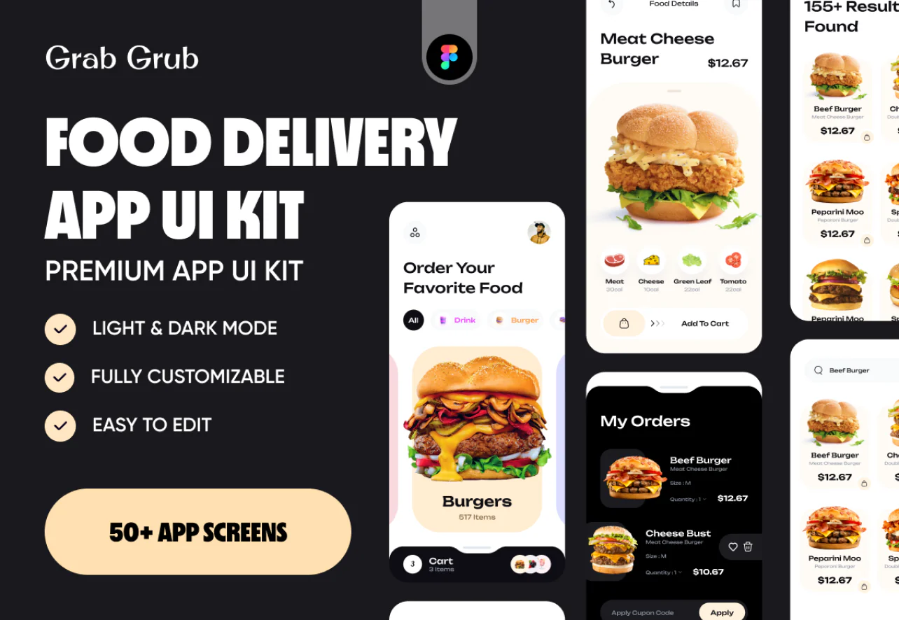 Food App UI kit