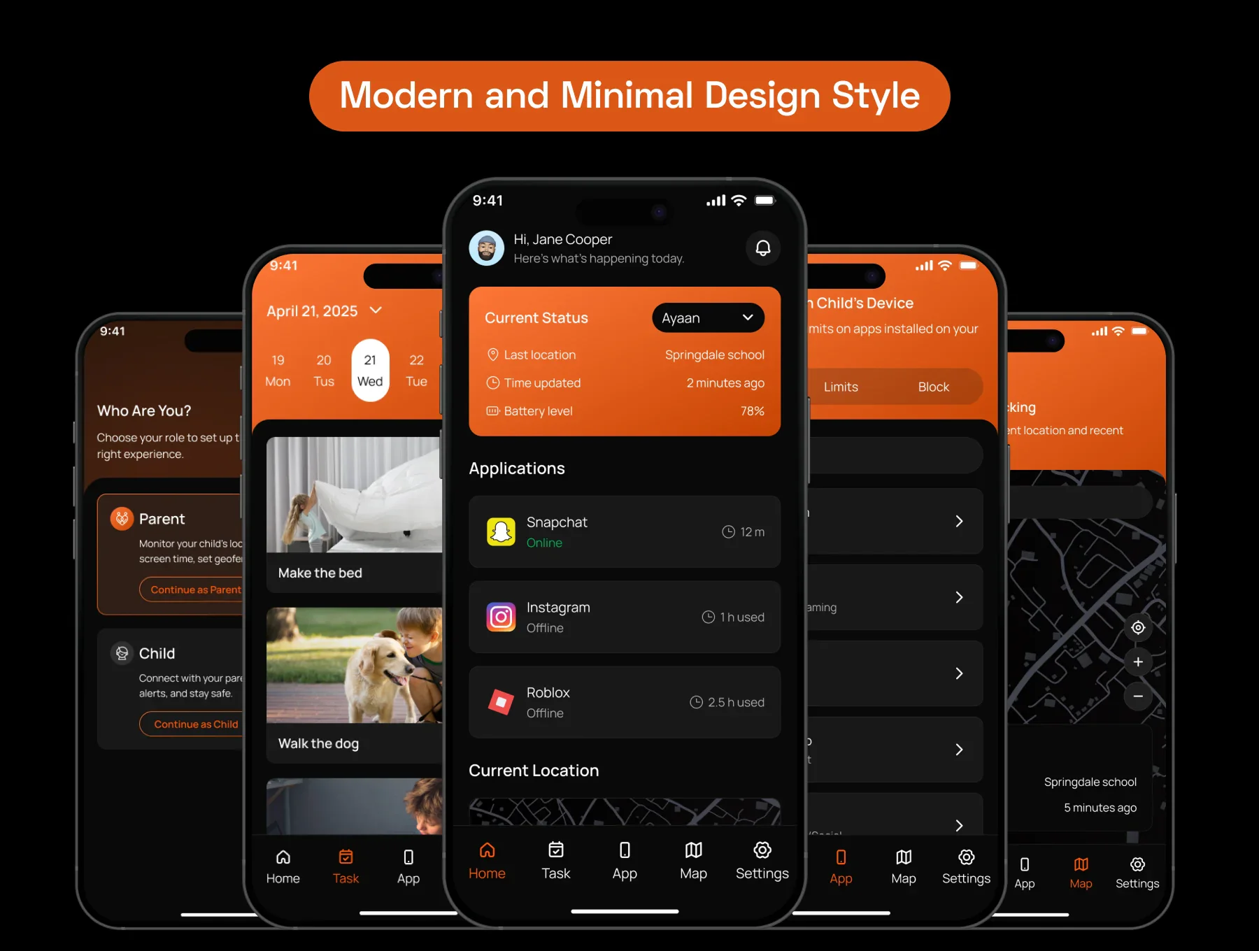Parental Control App UI Kit